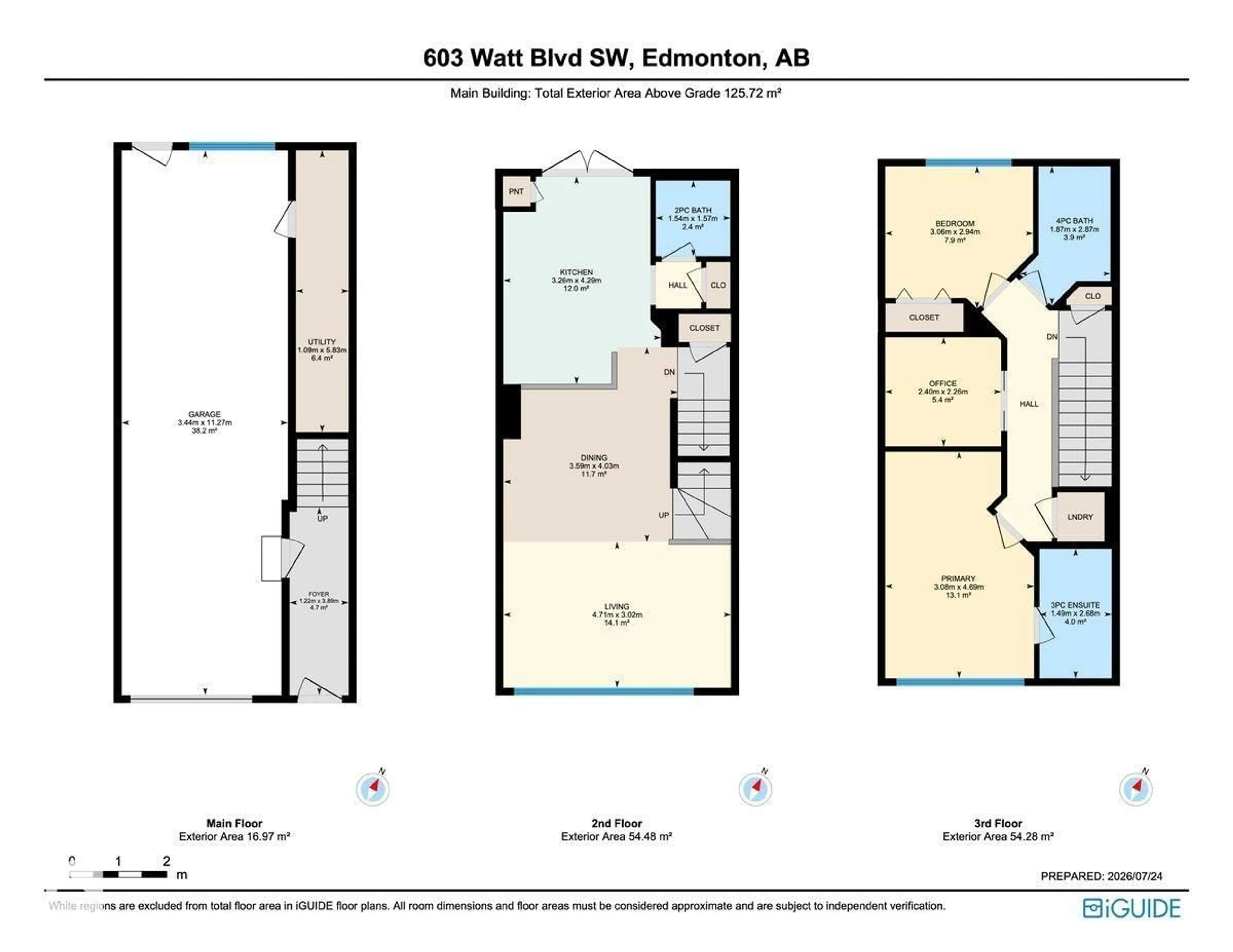 Floor plan for 603 - 31 WATT BV, Edmonton Alberta T6X0P3
