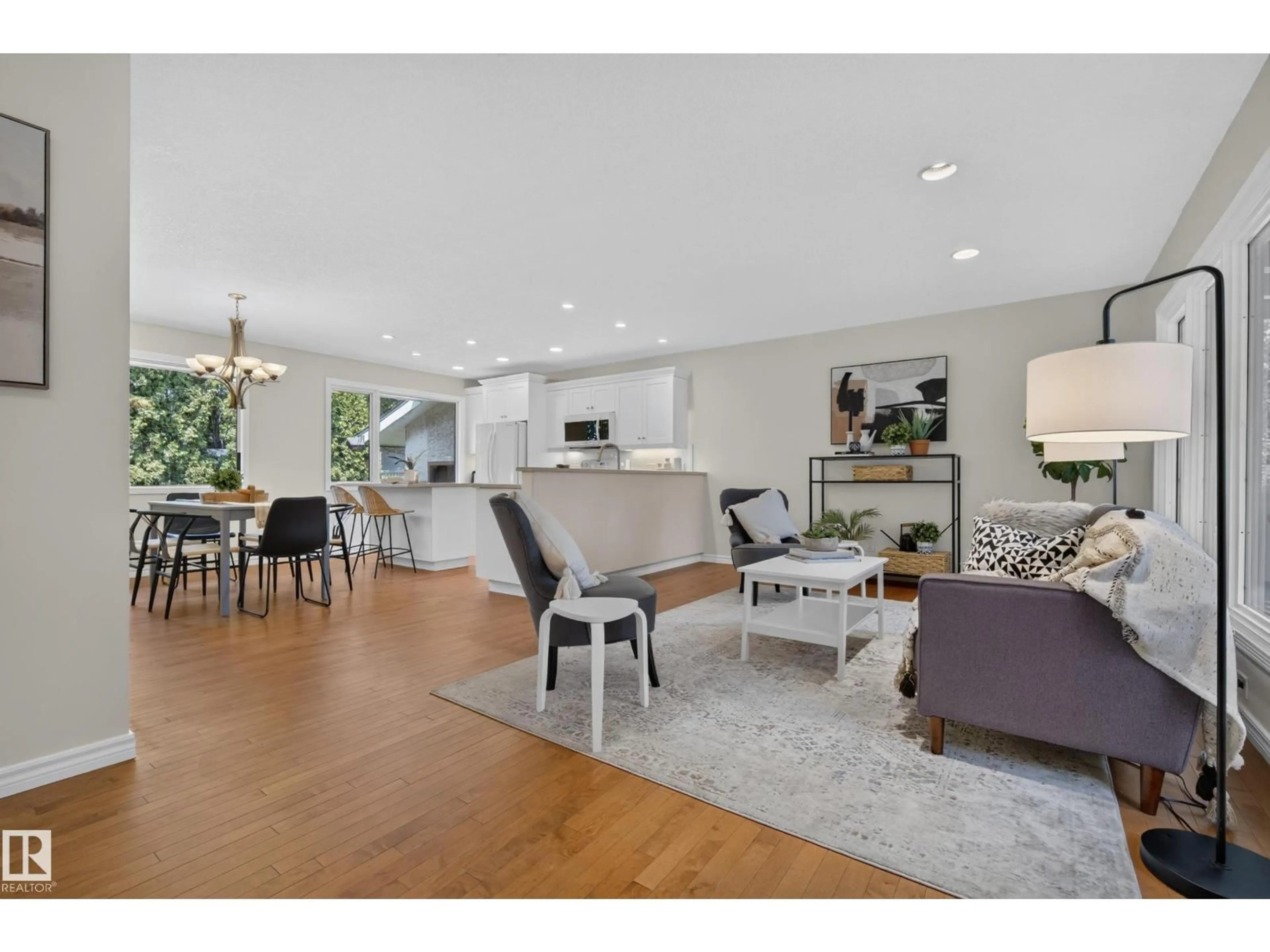 Living room with furniture, unknown for 9562 81 ST, Edmonton Alberta T6C2W5