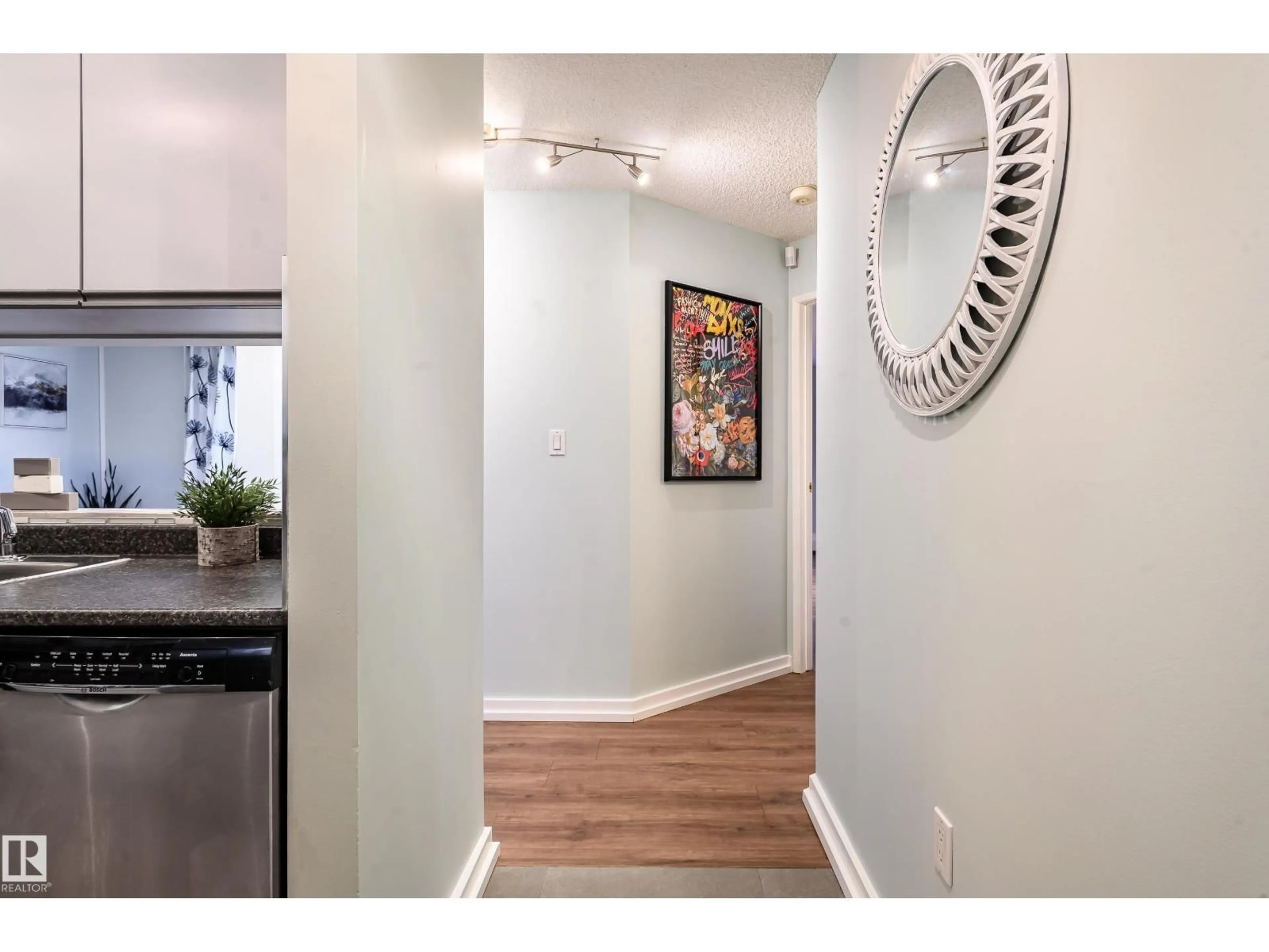 Indoor entryway for 237 10636 120 ST NW, Edmonton Alberta T5H4L5
