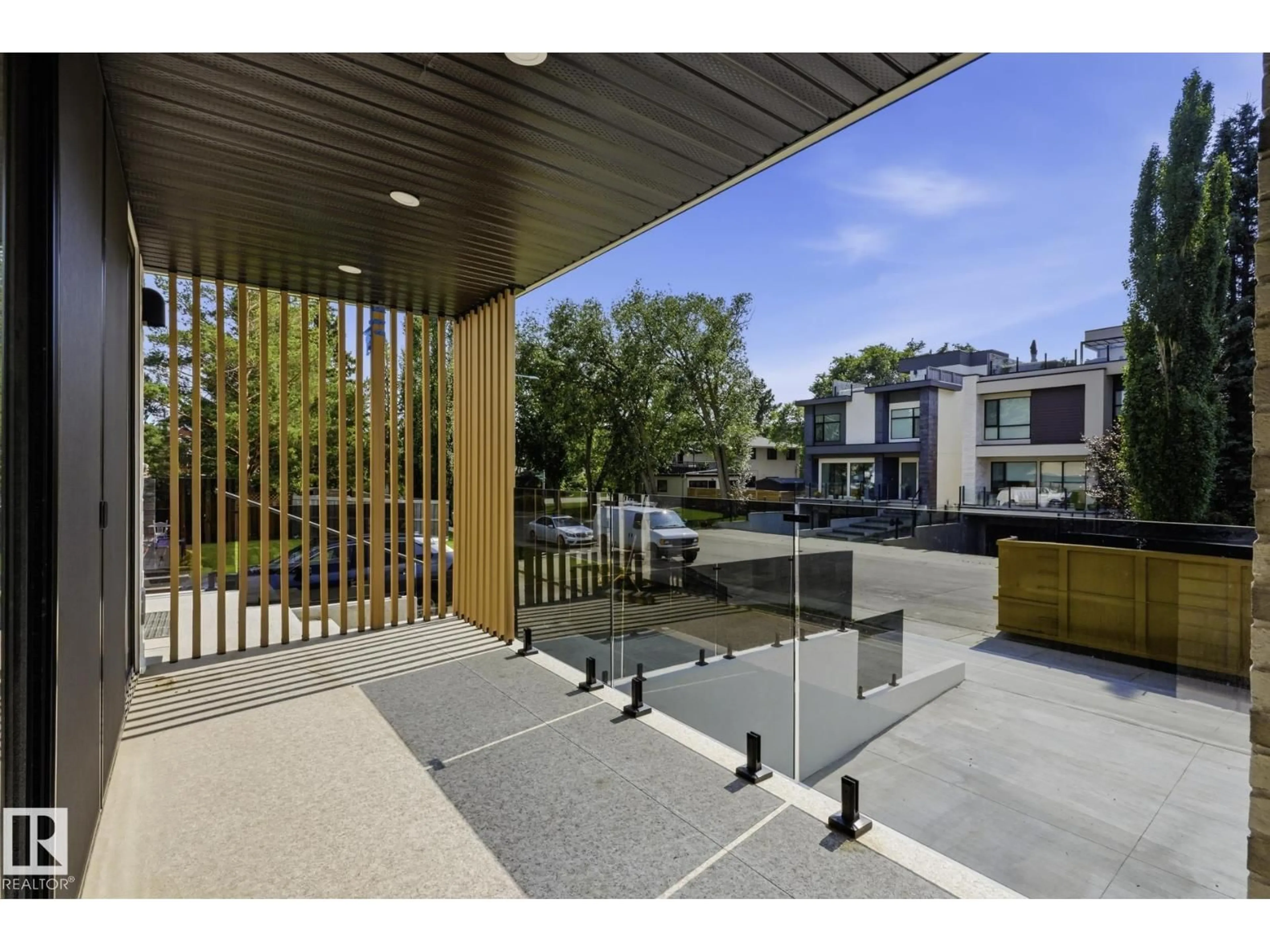 Patio, street for NW - 7305A 155 ST, Edmonton Alberta T5R1V4