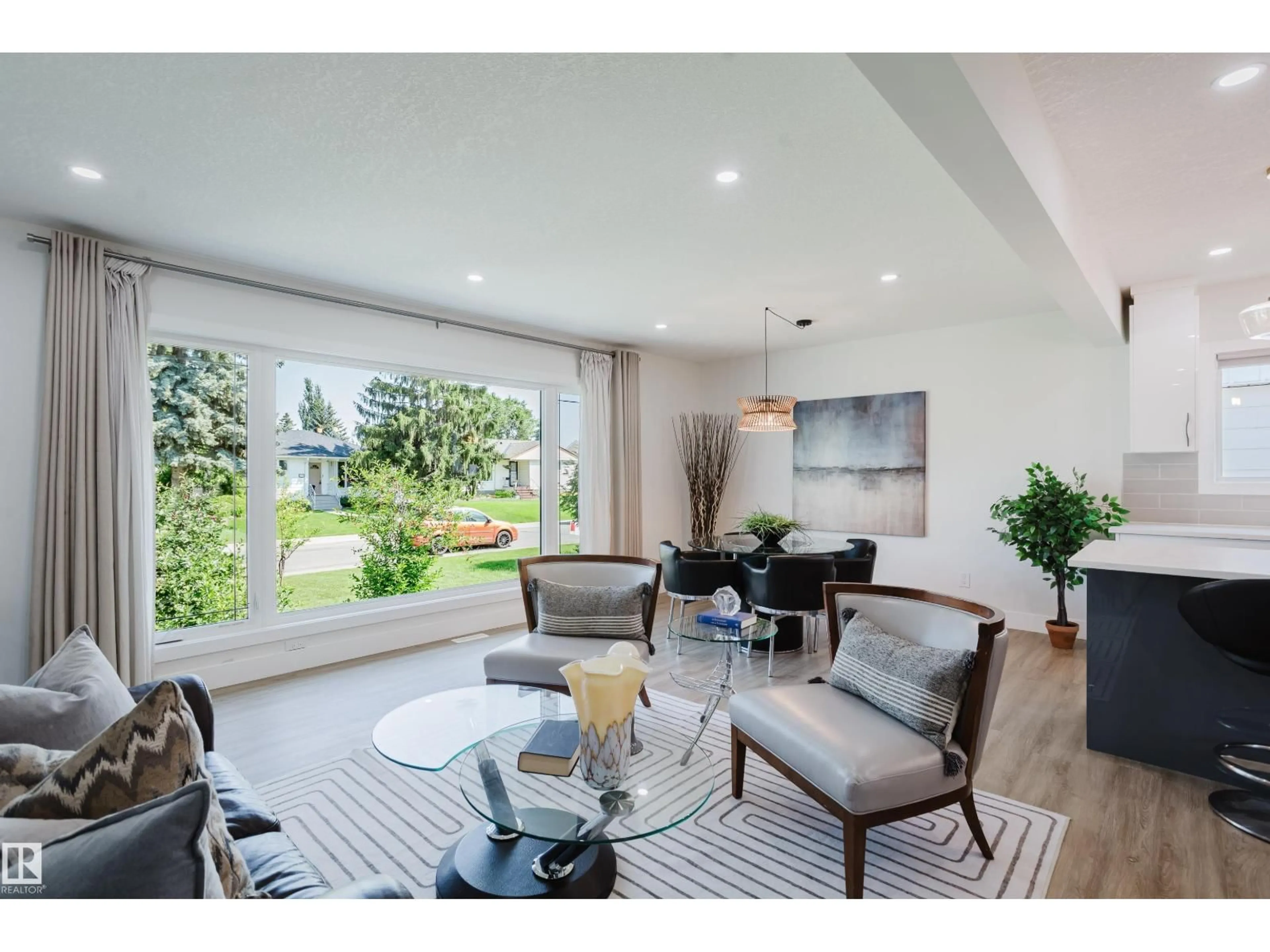 Living room with furniture, unknown for 11455 111A AV, Edmonton Alberta T5G0E9