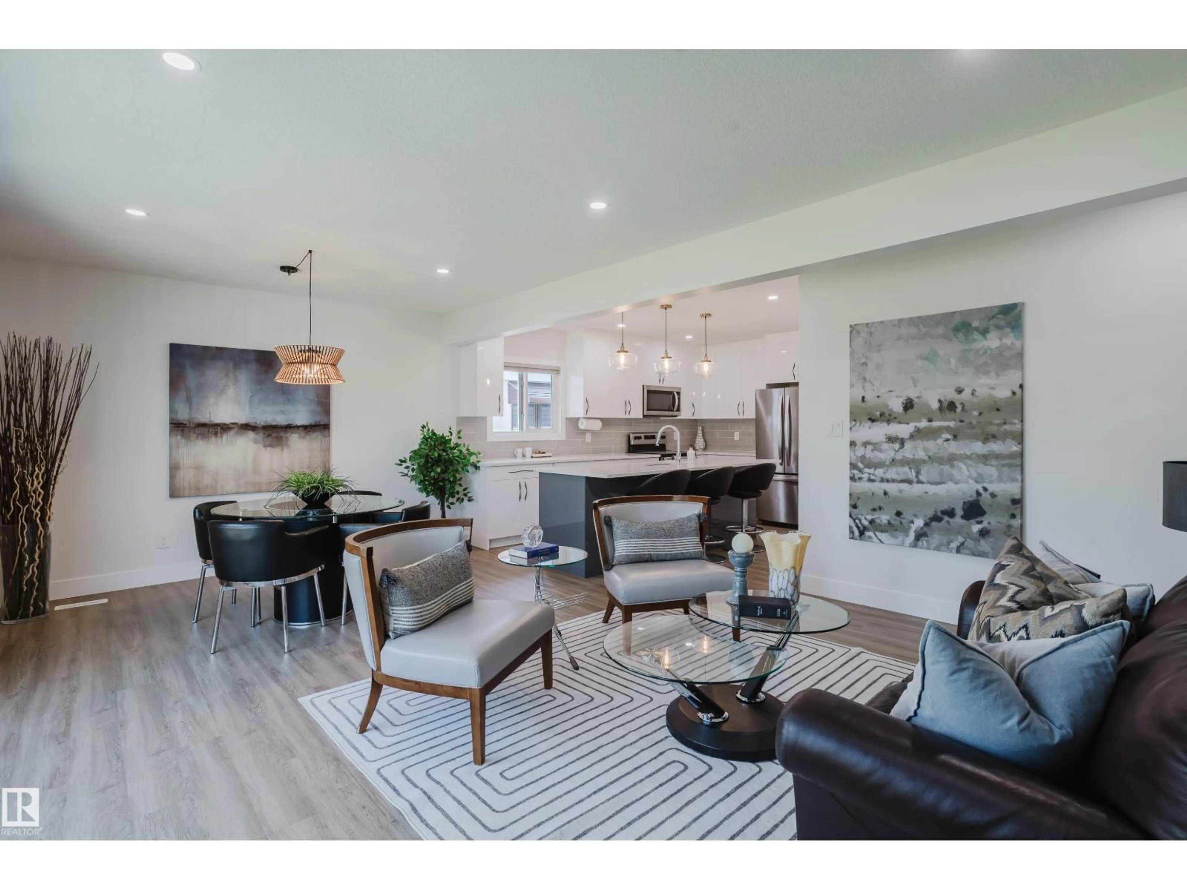 Living room with furniture, unknown for 11455 111A AV, Edmonton Alberta T5G0E9