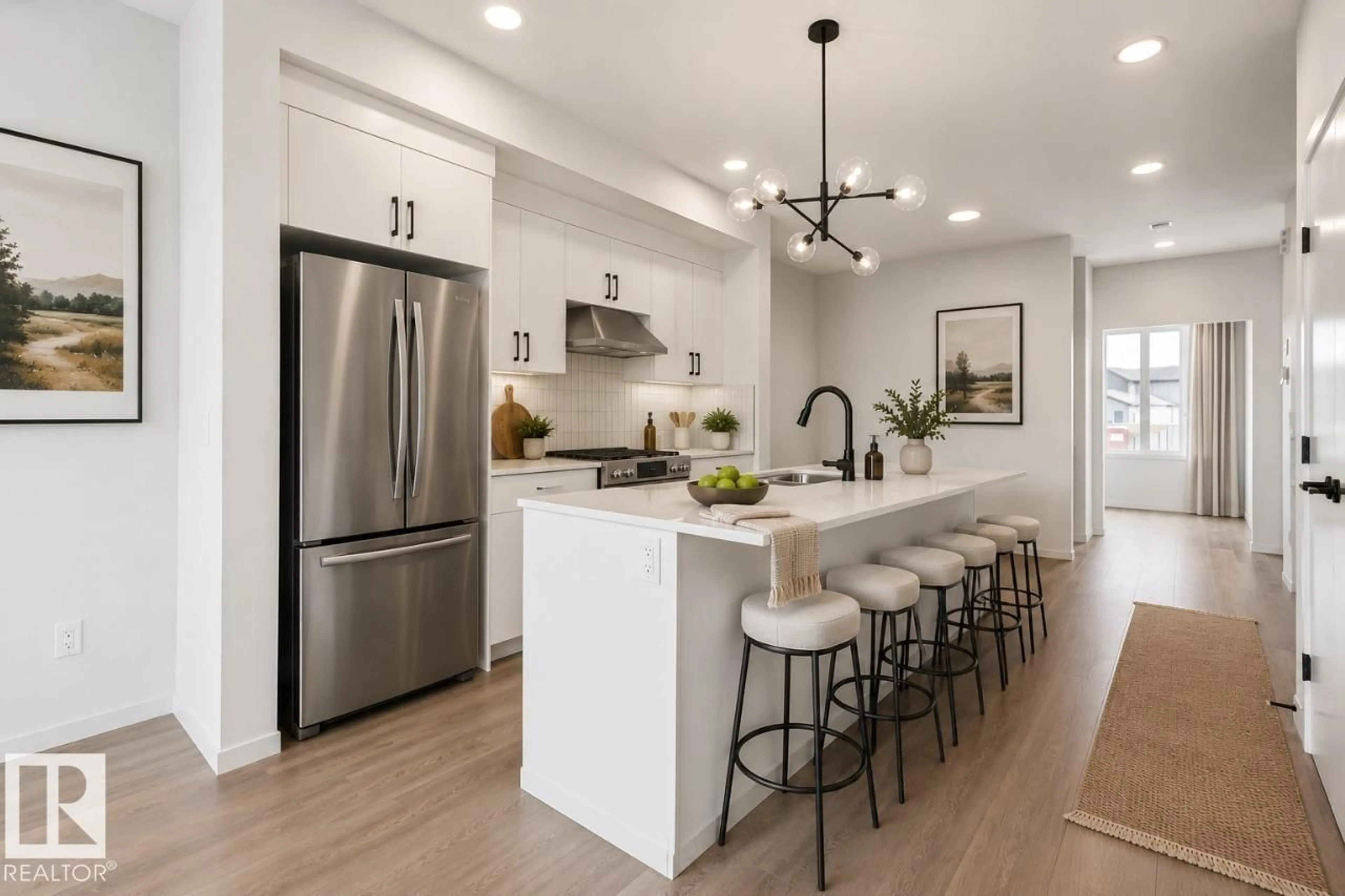 Open concept kitchen, unknown for 87 GAMBEL LO, Spruce Grove Alberta T7X0C9