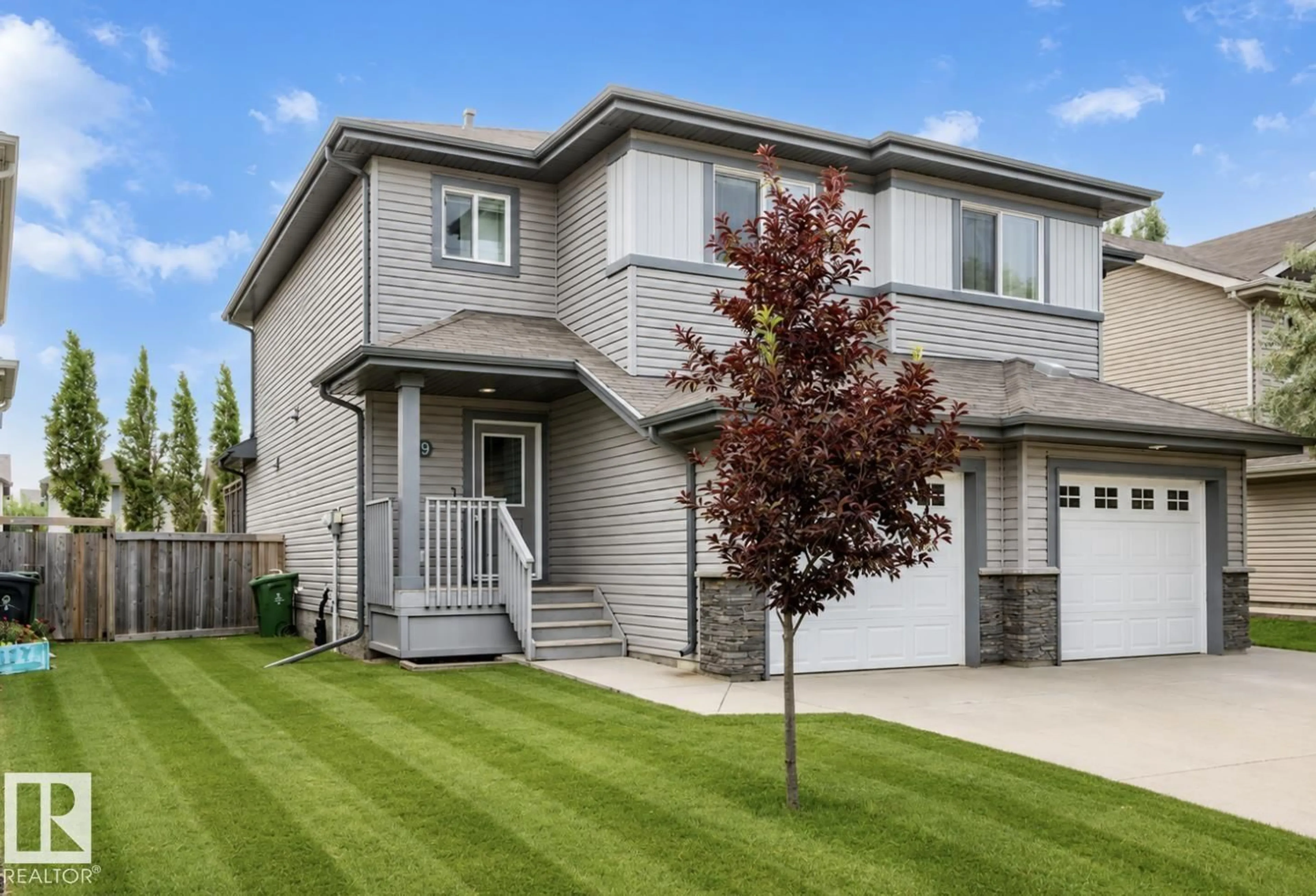 Home with vinyl exterior material, street for 79 CATALINA CT, Fort Saskatchewan Alberta T8L0K5