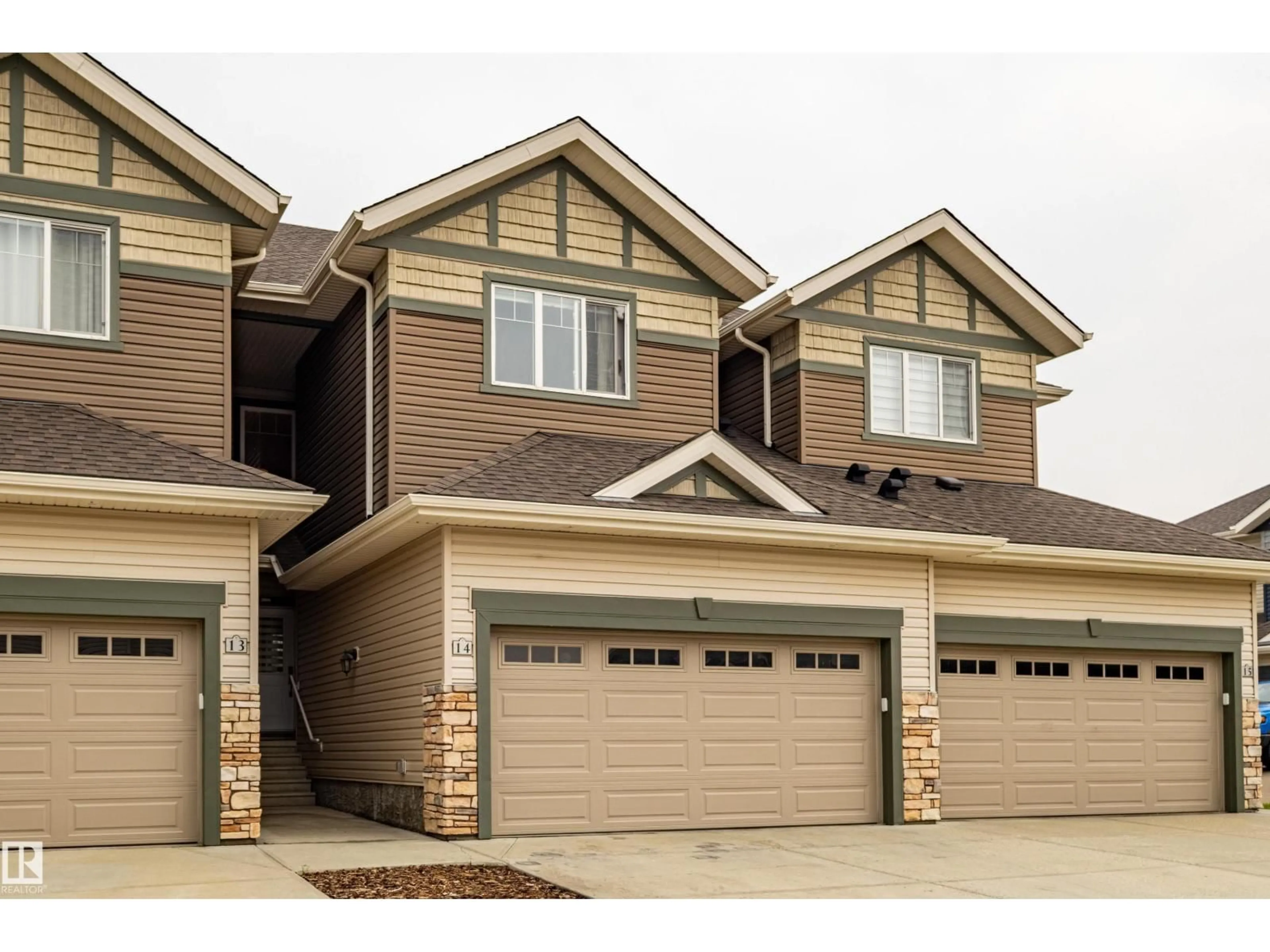 Home with vinyl exterior material, street for #14 - 4835 WRIGHT DR, Edmonton Alberta T6W3T2
