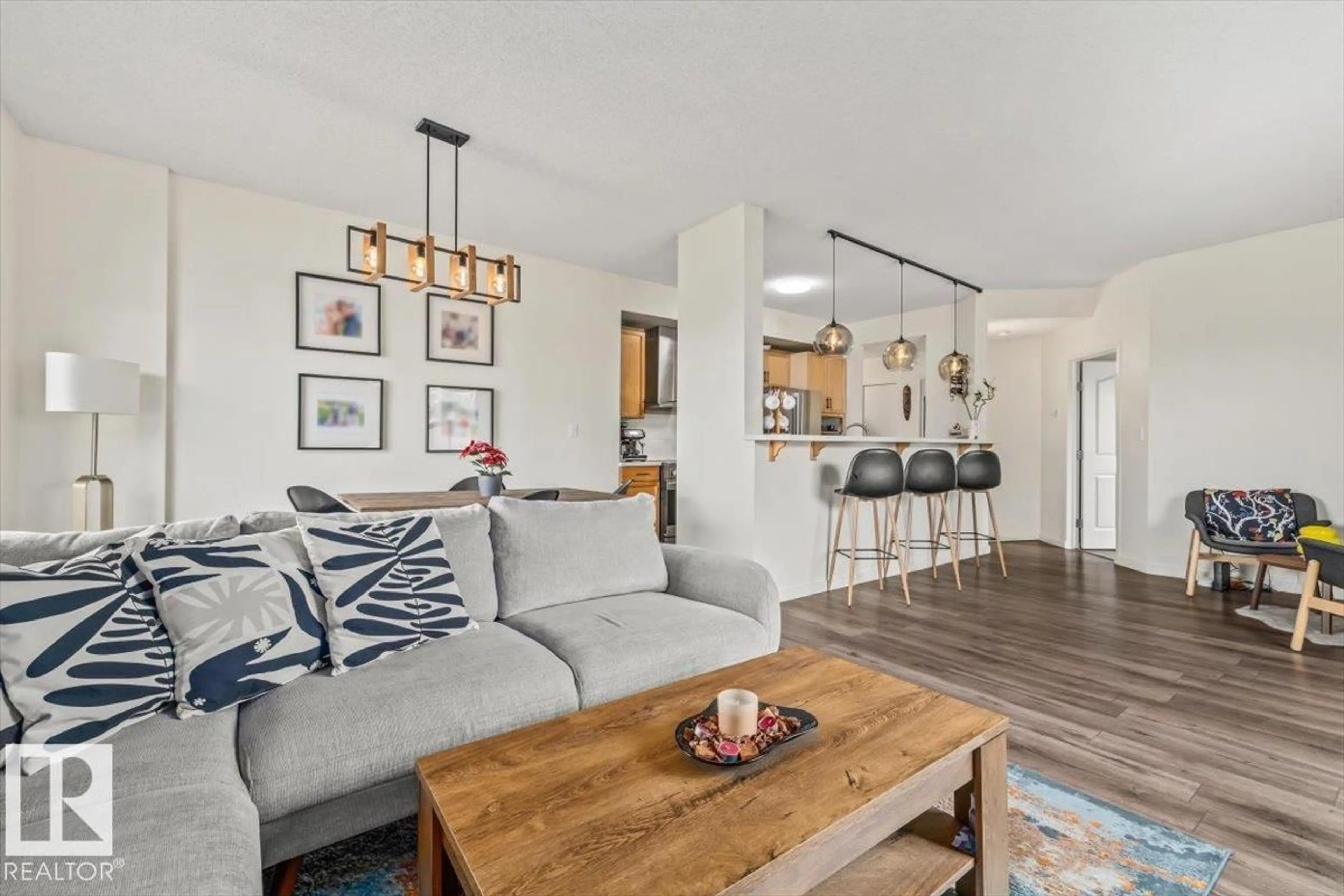 Living room with furniture, unknown for #704 - 9707 105 ST NW, Edmonton Alberta T5K2Y4