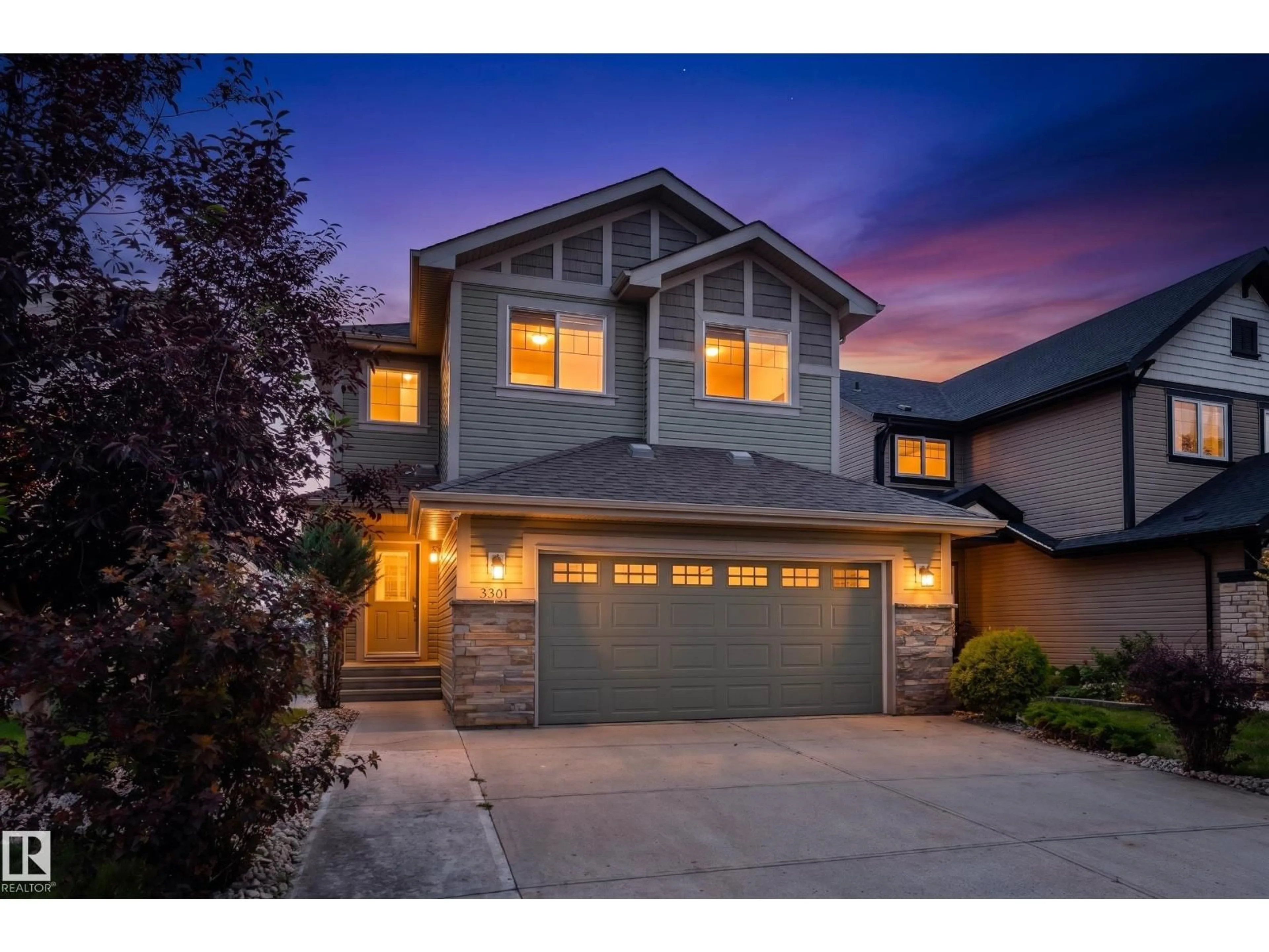 Home with brick exterior material, street for 3301 ABBOTT CR, Edmonton Alberta T6W2M3