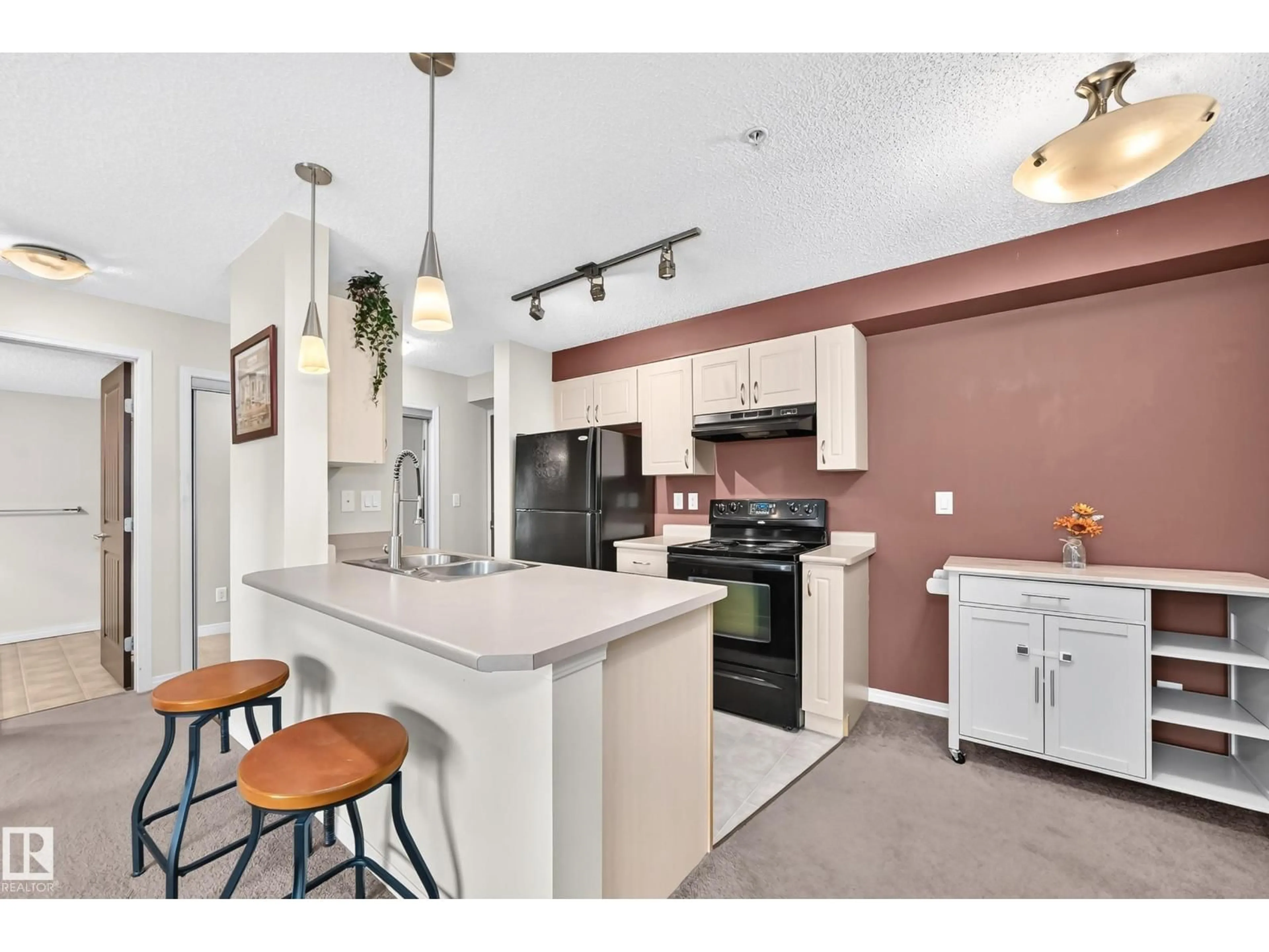 Open concept kitchen, unknown for 218 13907 136 ST NW, Edmonton Alberta T6V1Y5