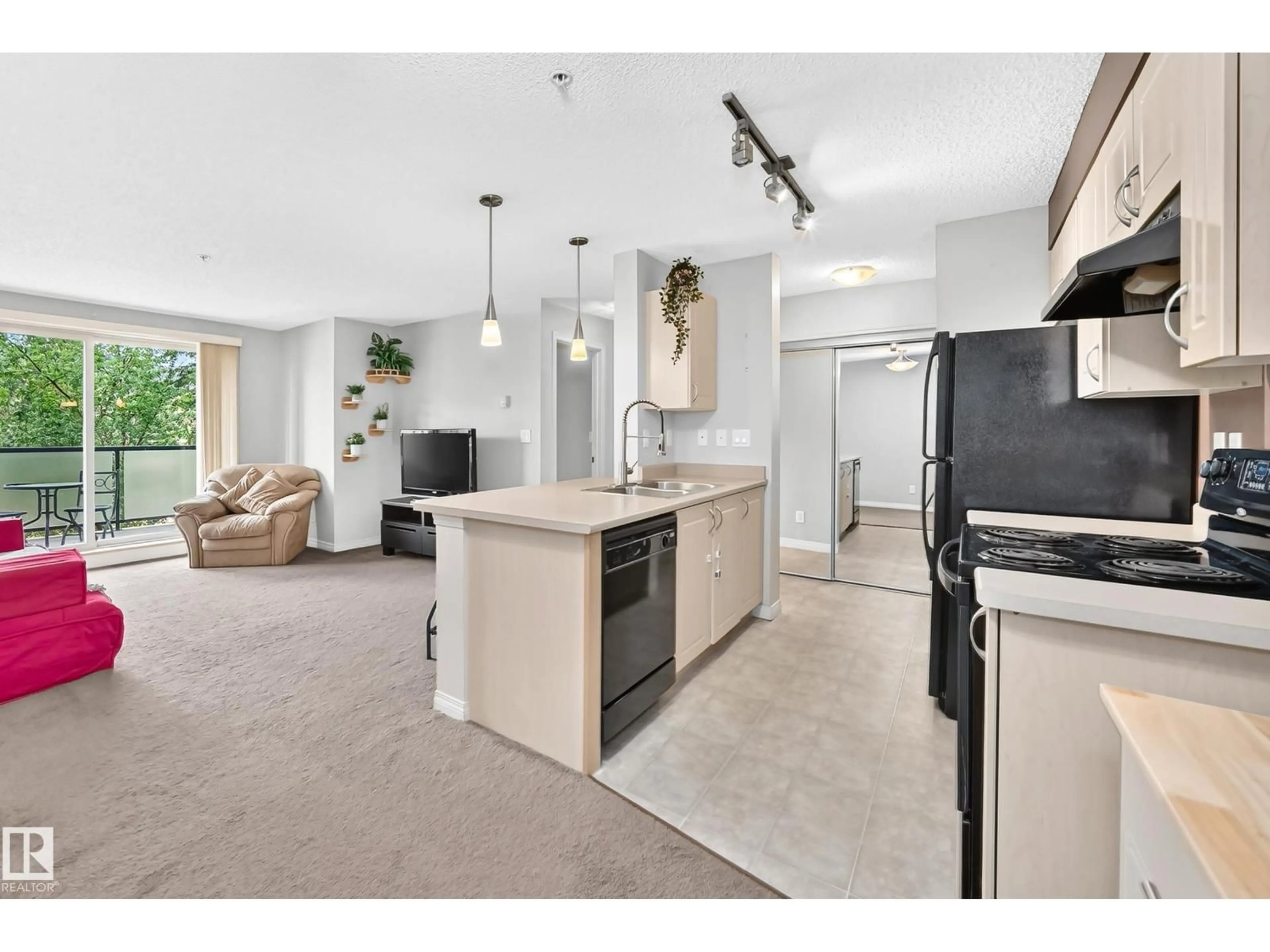 Open concept kitchen, unknown for 218 13907 136 ST NW, Edmonton Alberta T6V1Y5