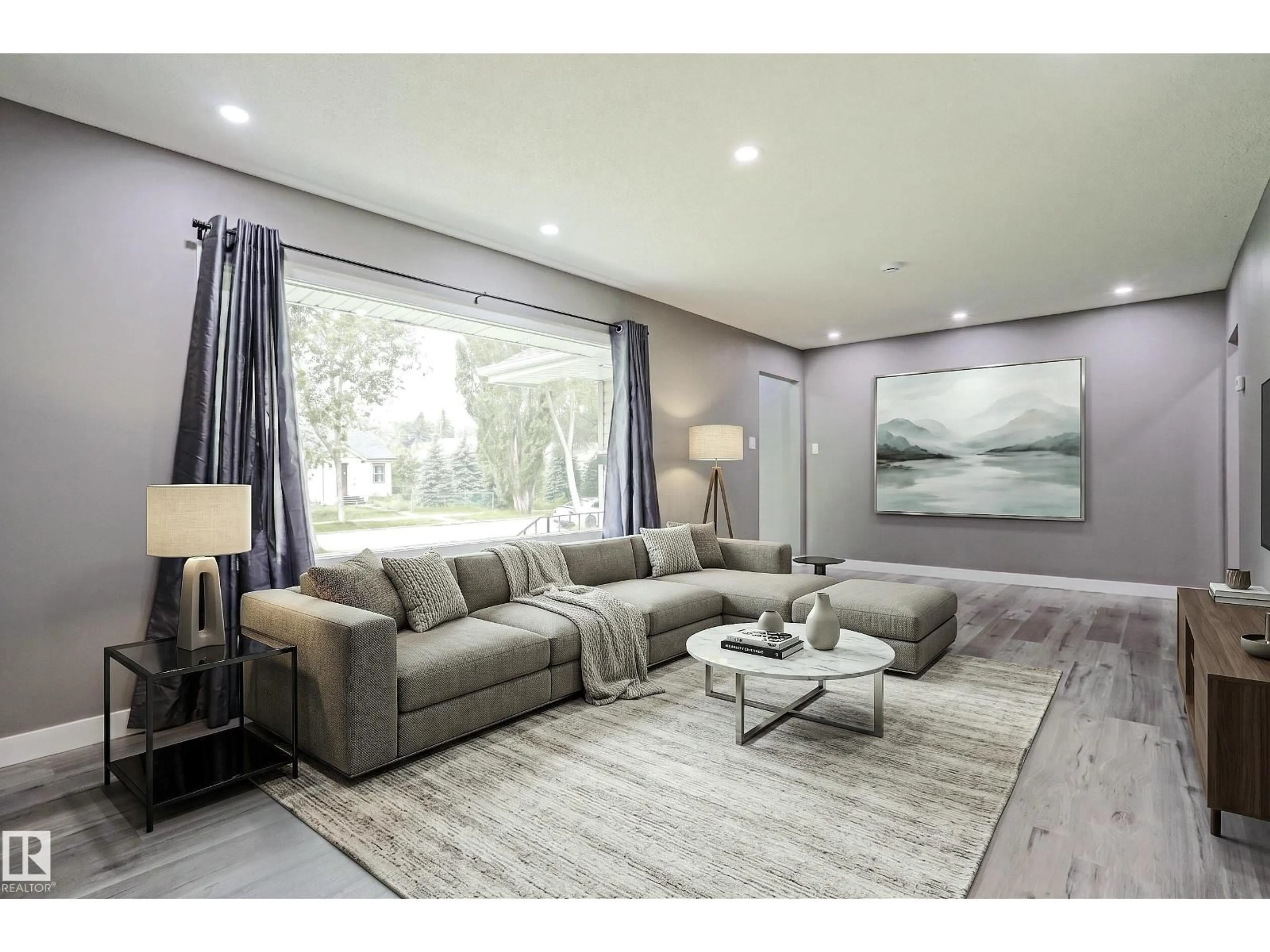 Living room with furniture, unknown for NW - 11211 104 ST, Edmonton Alberta T5G2K6
