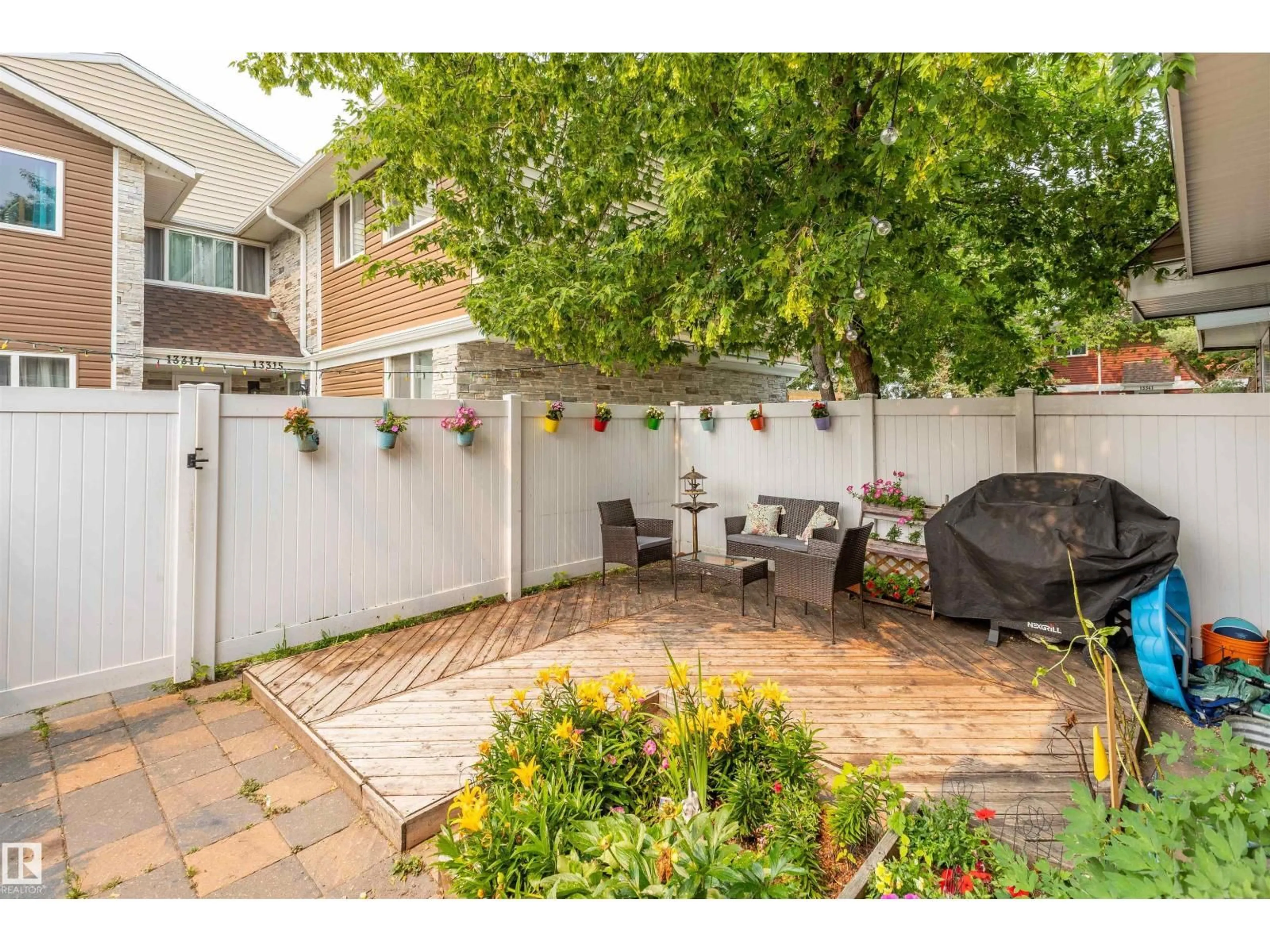Patio, street for NW - 13323 47 ST, Edmonton Alberta T5A3L5