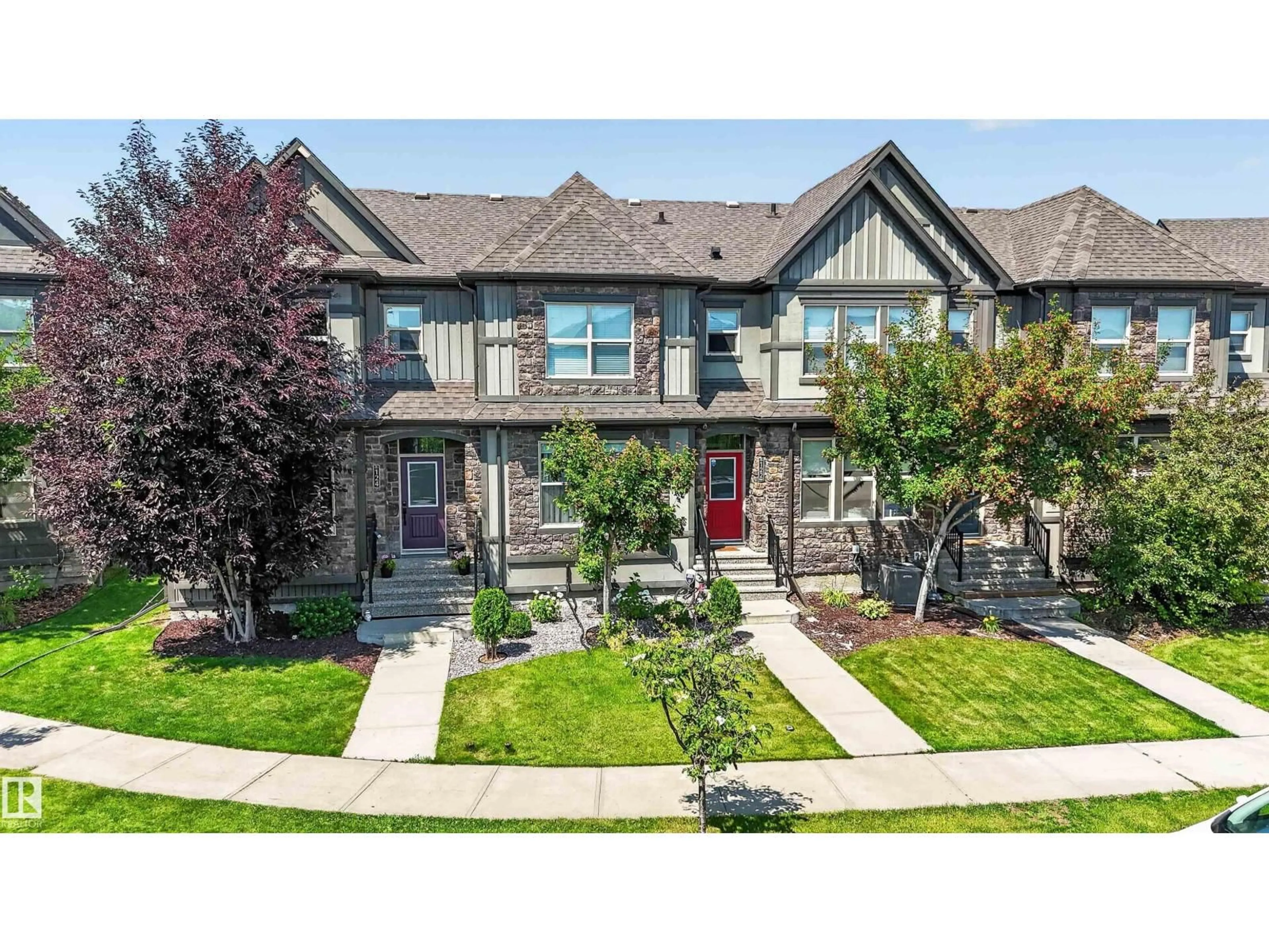 Home with brick exterior material, street for 124 GILMORE WY, Spruce Grove Alberta T7X0M5