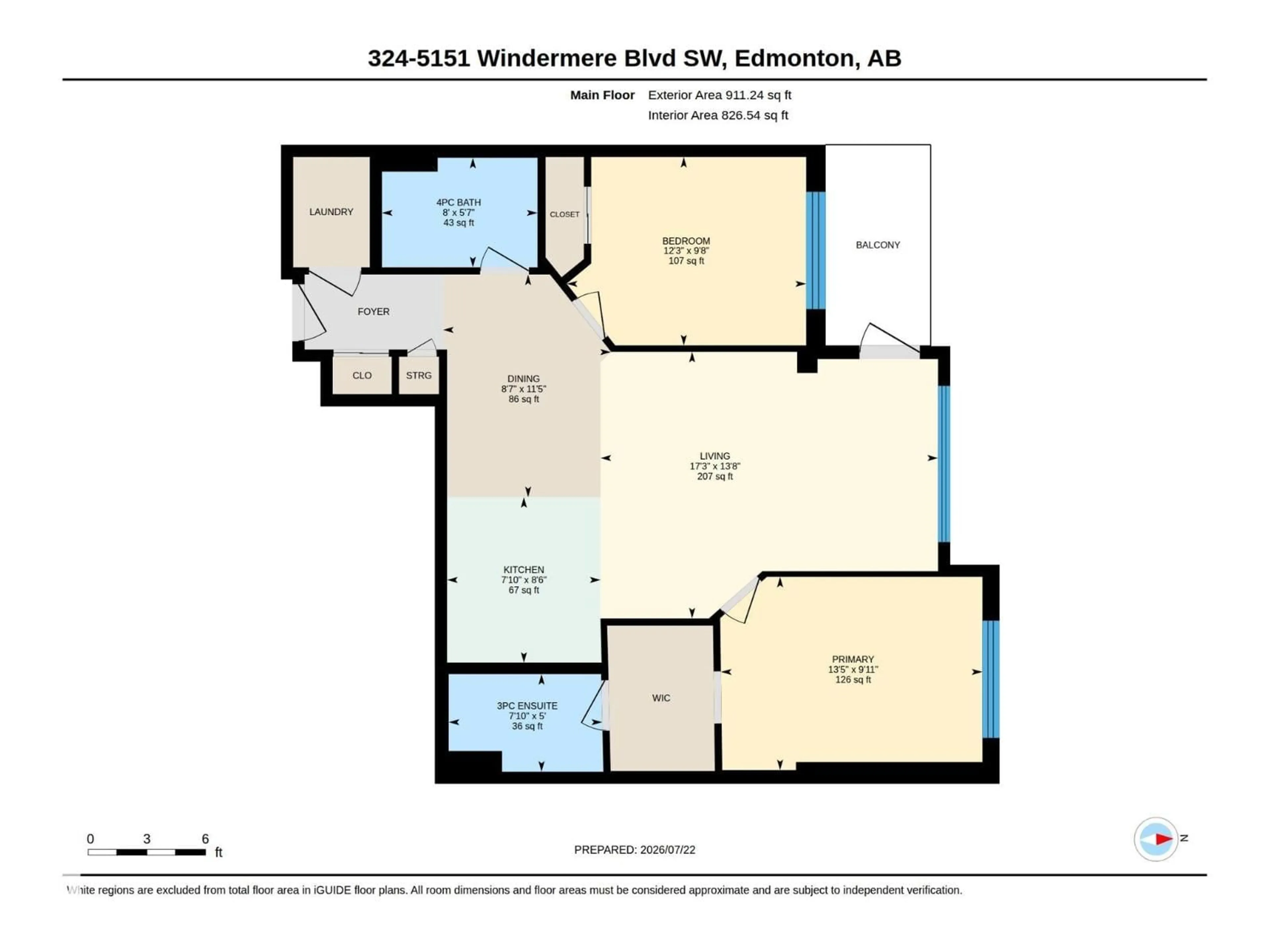 Floor plan for SW - 5151 WINDERMERE BV, Edmonton Alberta T6W2K4
