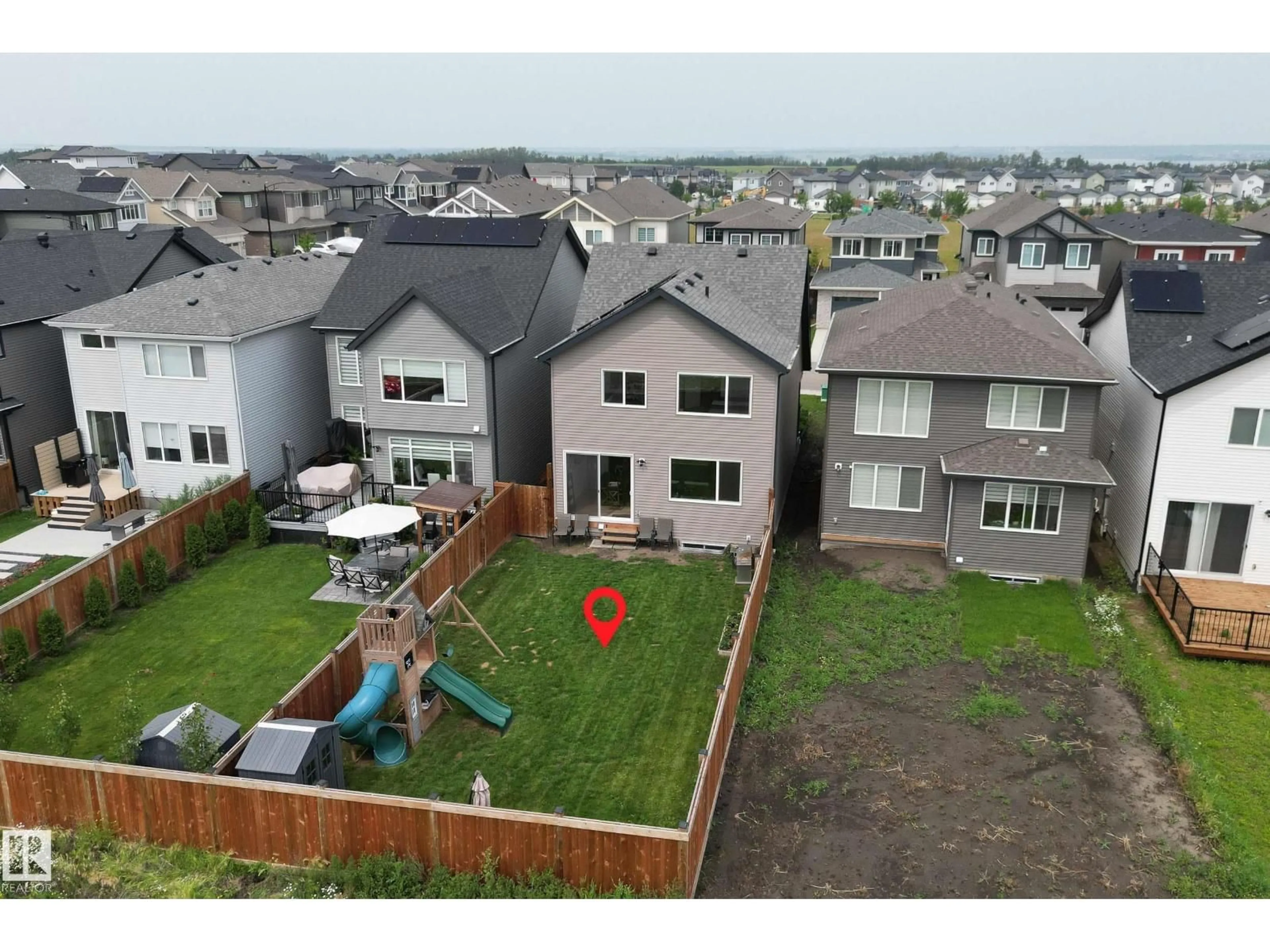 A pic from outside/outdoor area/front of a property/back of a property/a pic from drone, unknown for 21035 128 AV, Edmonton Alberta T5S0R5