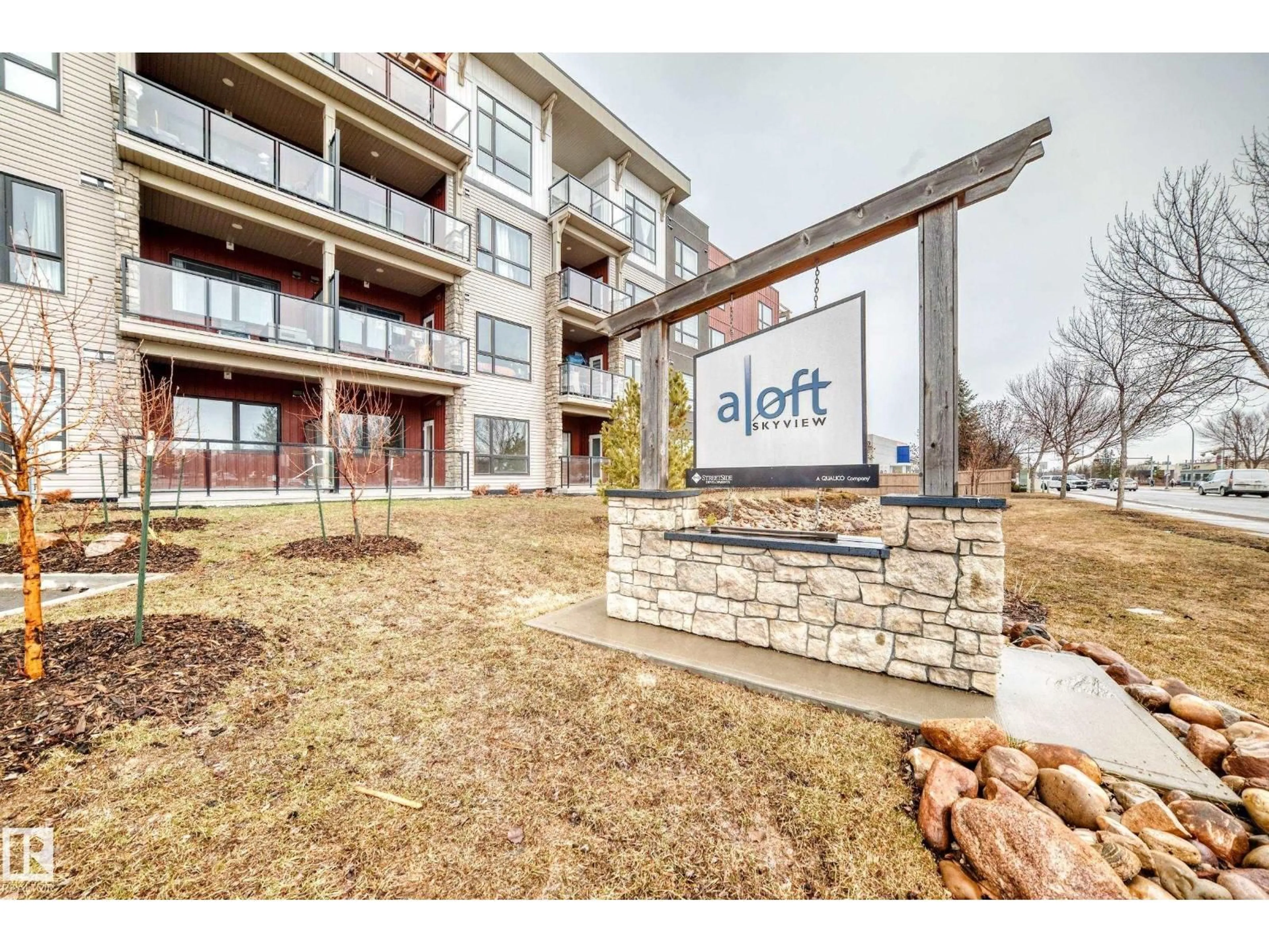 Patio, street for #221 - 12804 140 AV, Edmonton Alberta T6V0M3
