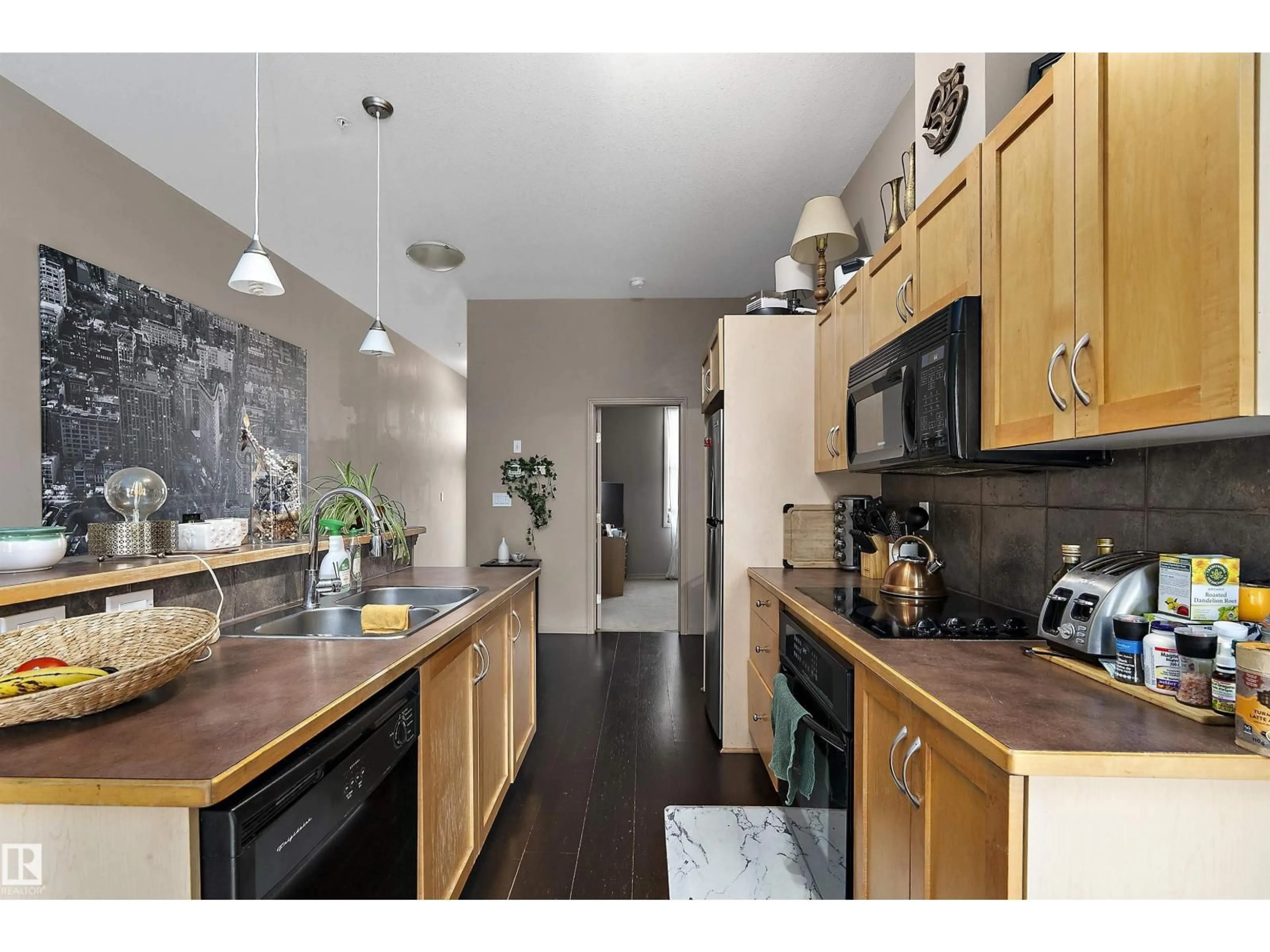 Open concept kitchen, unknown for NW - 713 10503 98 AV, Edmonton Alberta T5K0B2