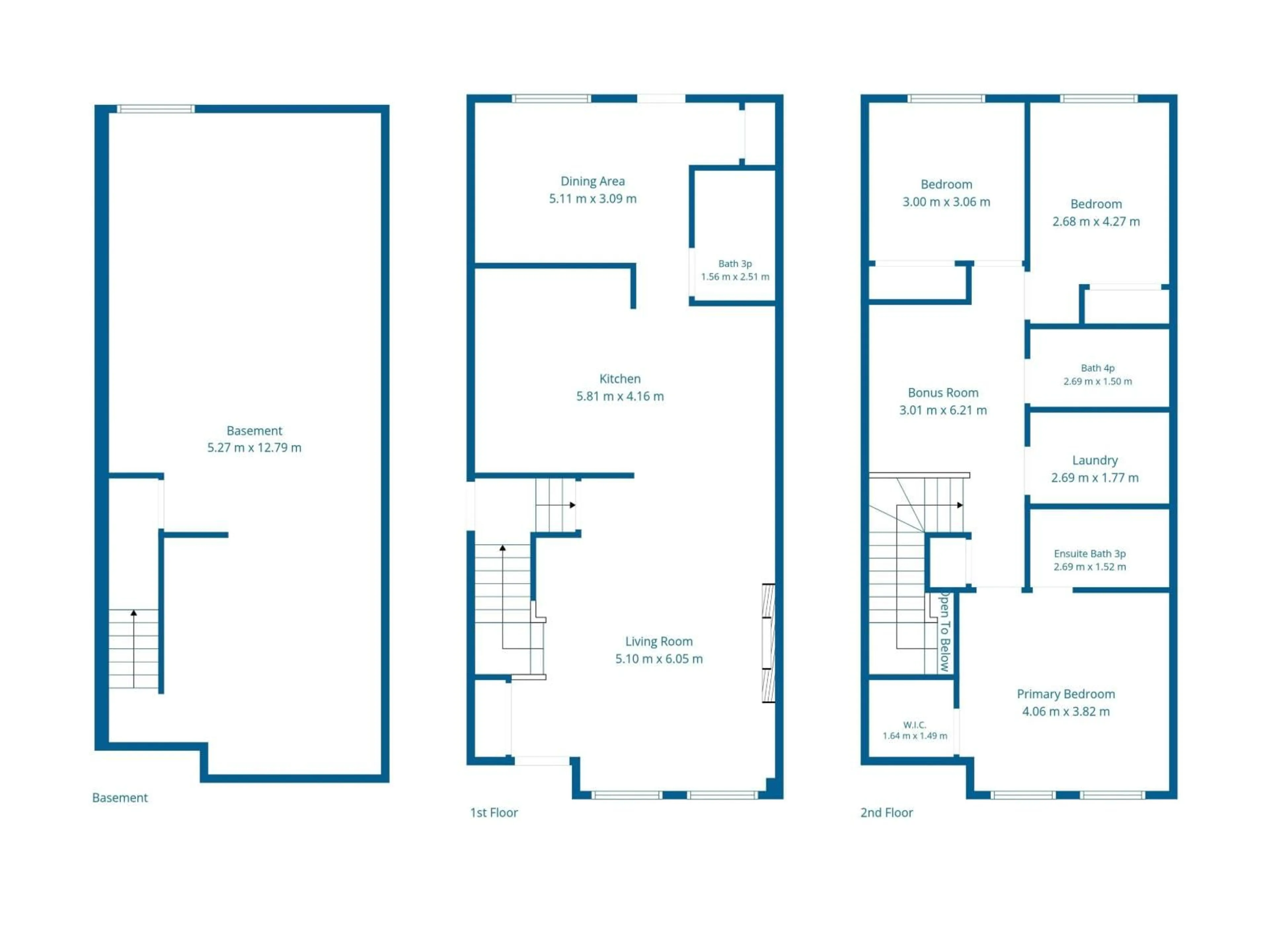 Floor plan for NW - 6532 175 AV, Edmonton Alberta T5Y4B3