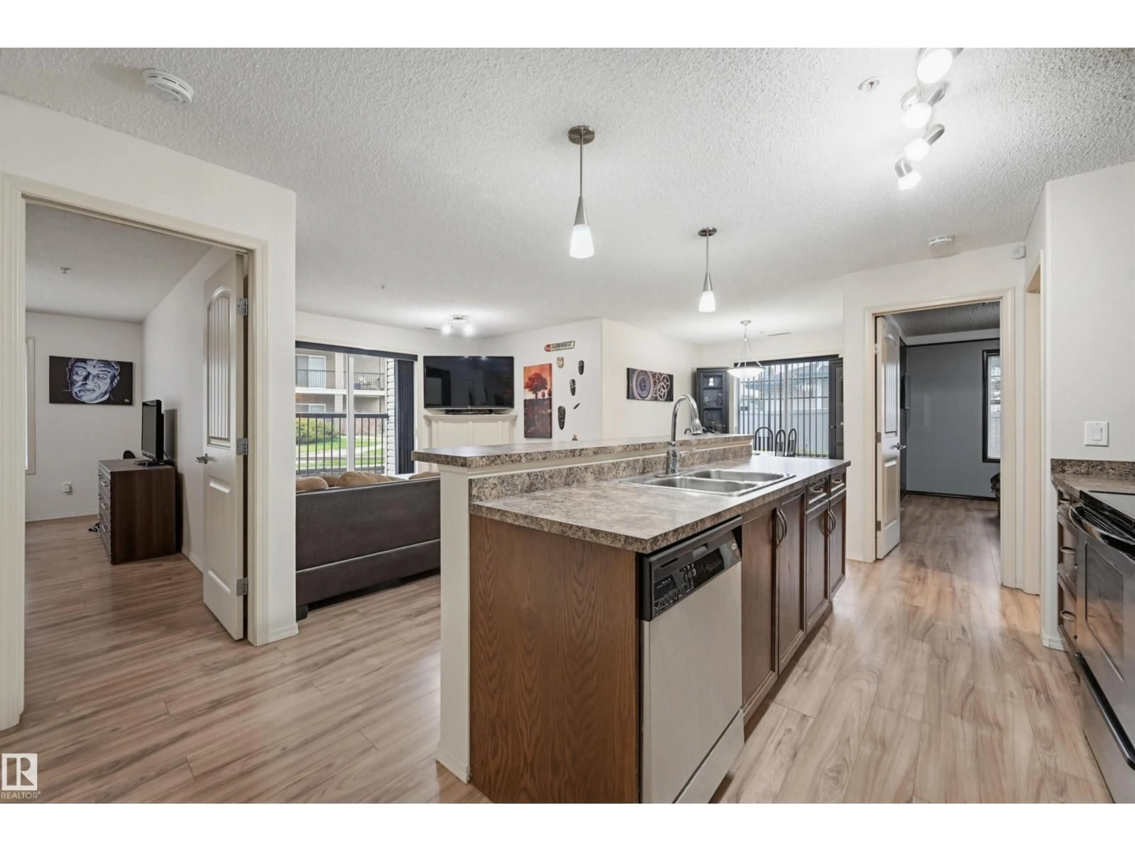 Open concept kitchen, unknown for #121 - 17415 99 AV, Edmonton Alberta T5T0W8