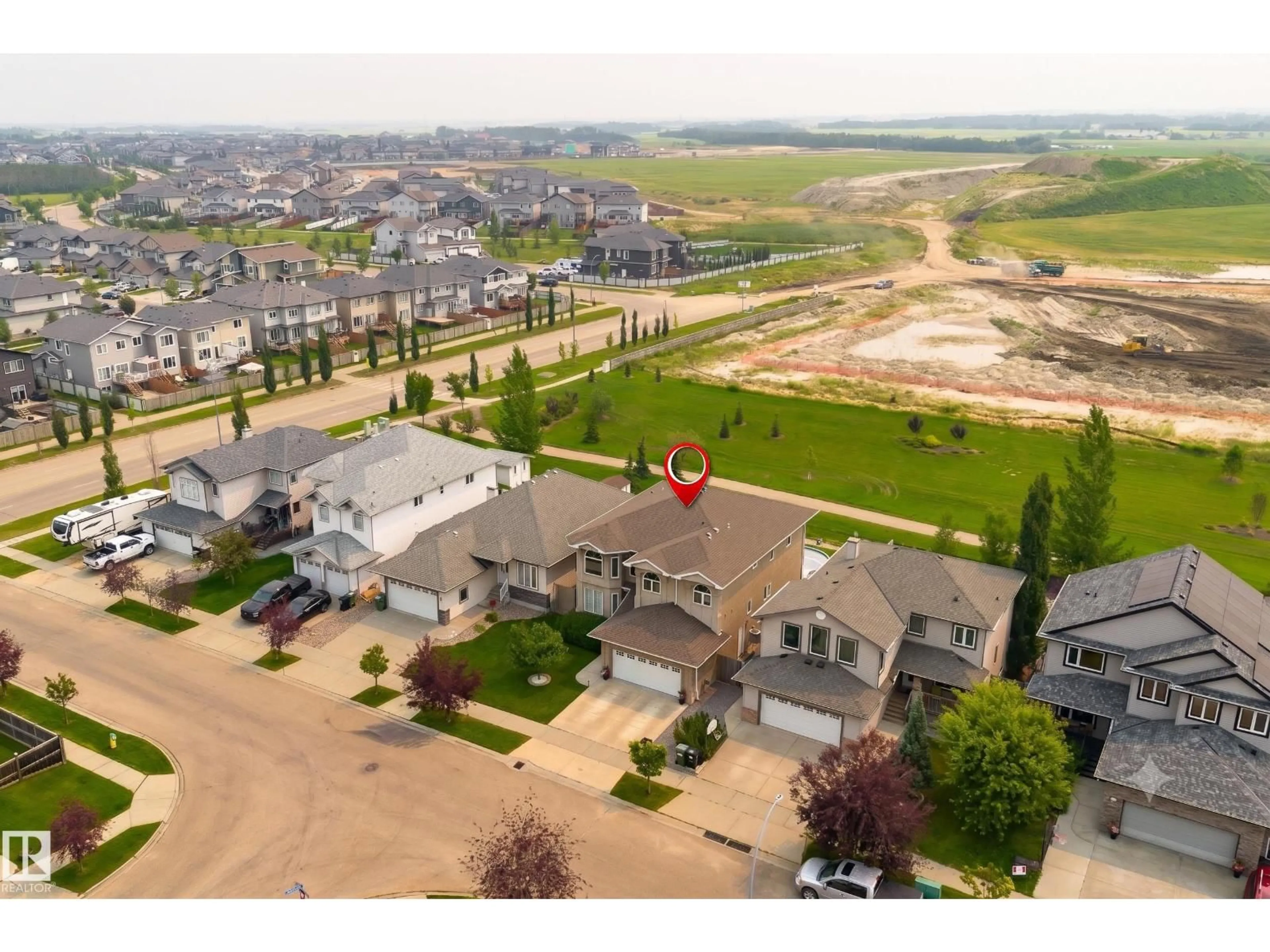 A pic from outside/outdoor area/front of a property/back of a property/a pic from drone, unknown for 107 MCDOWELL WD, Leduc Alberta T9E0J6