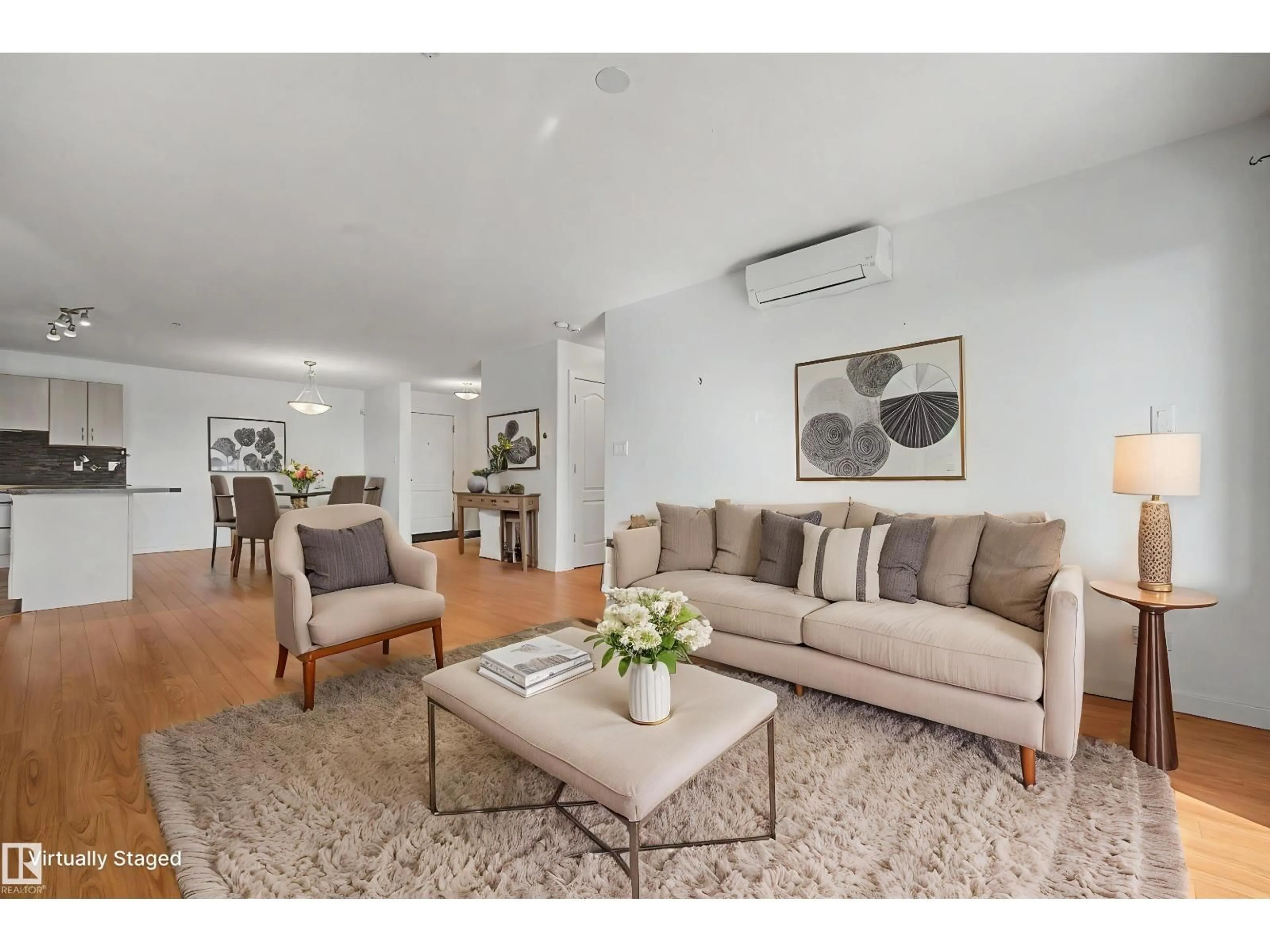 Living room with furniture, unknown for 278 - 338 SUDER GREENS DR, Edmonton Alberta T5T6V6