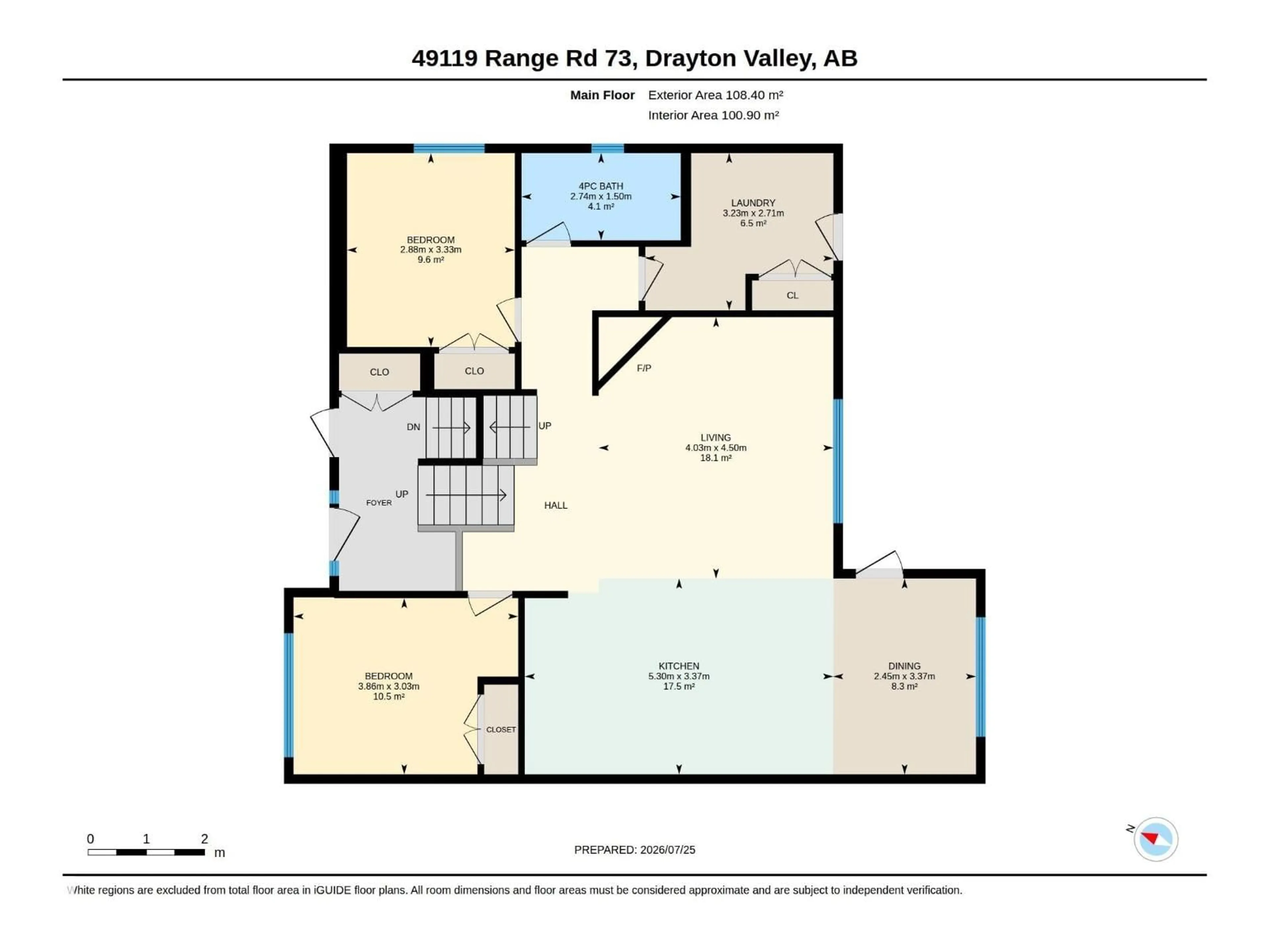 Floor plan for 517 - 49119 RGE ROAD 73, Rural Brazeau County Alberta T7A1B9