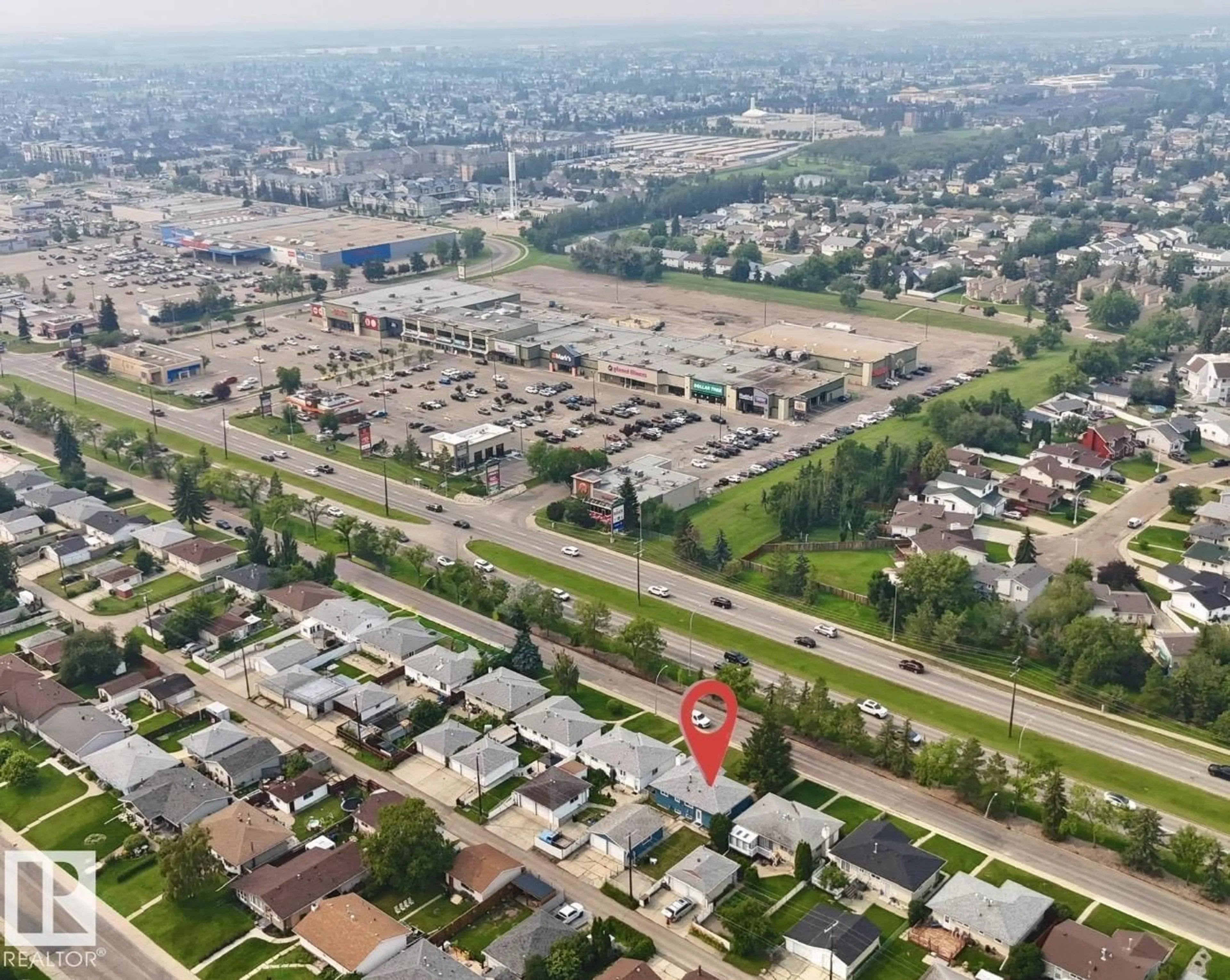 A pic from outside/outdoor area/front of a property/back of a property/a pic from drone, street for 12023 137 AV, Edmonton Alberta T5E1Z7