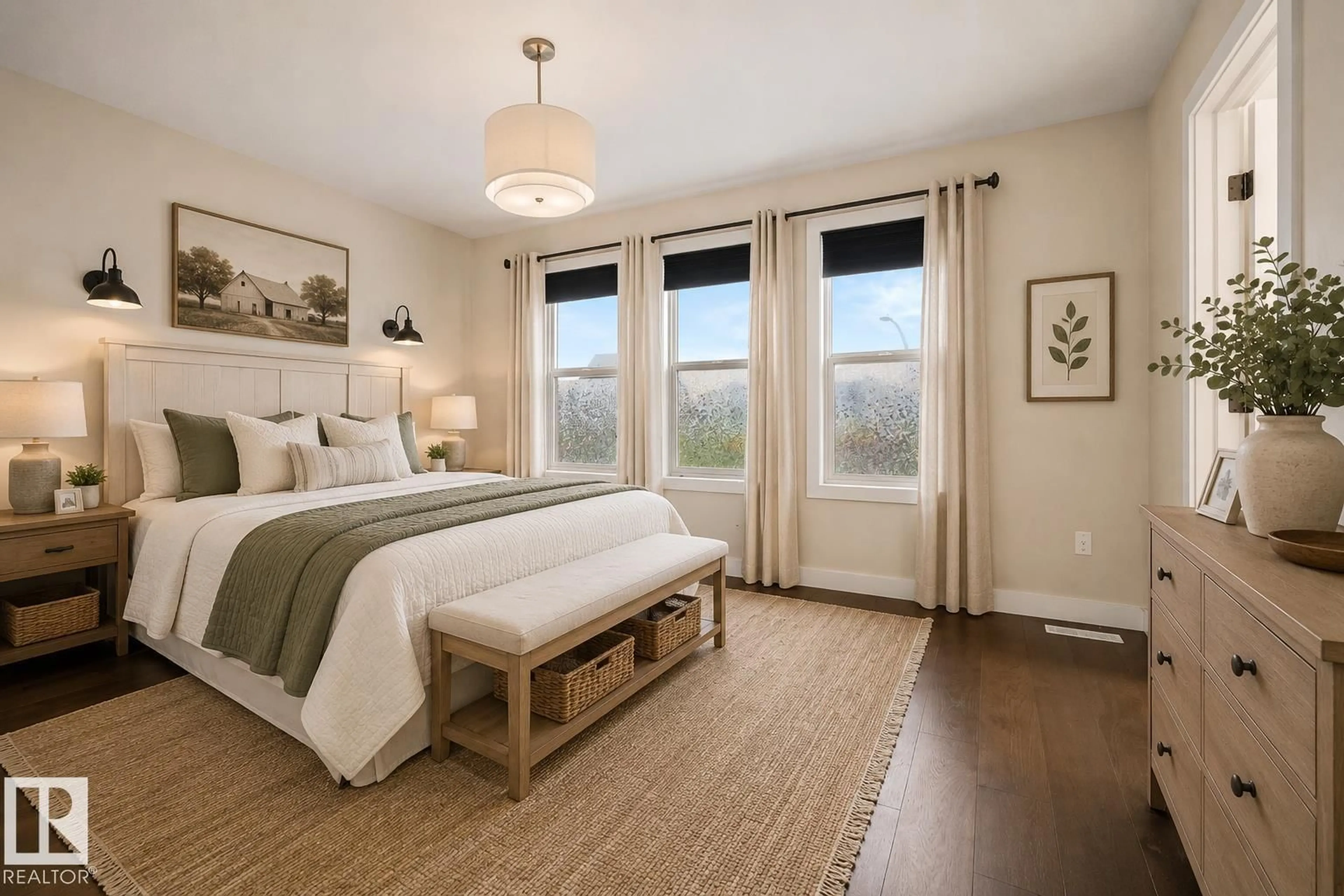 Bedroom with bed, unknown for 23 GREENBURY BV, Spruce Grove Alberta T7X0M1