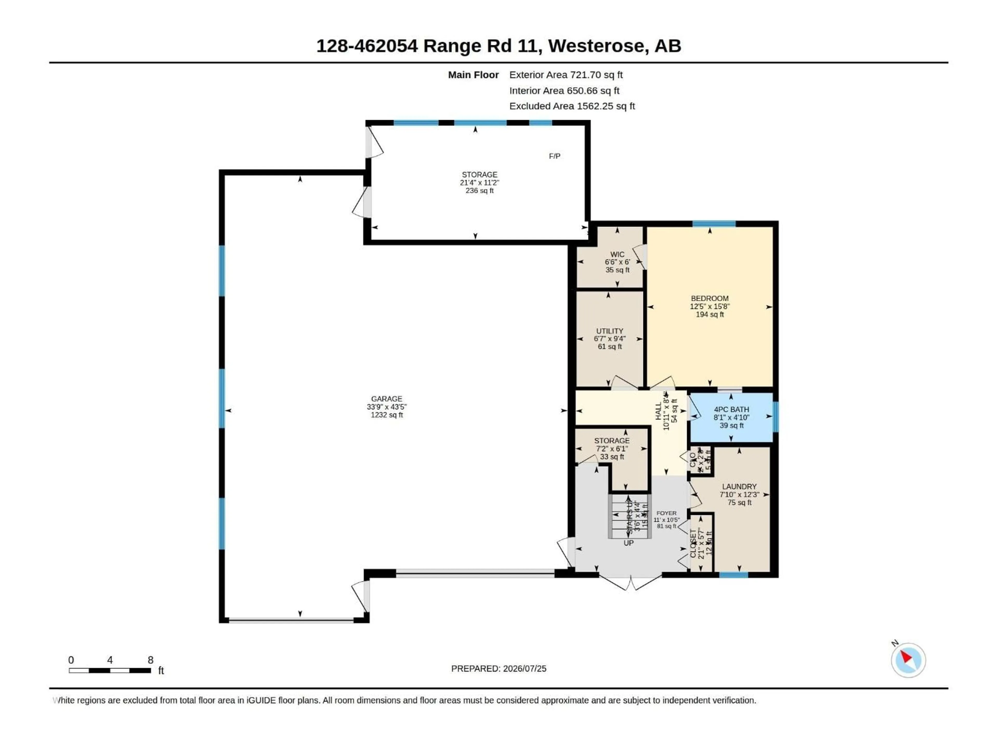Floor plan for 128 462054 RGE ROAD 11, Rural Wetaskiwin County Alberta T0C2V0