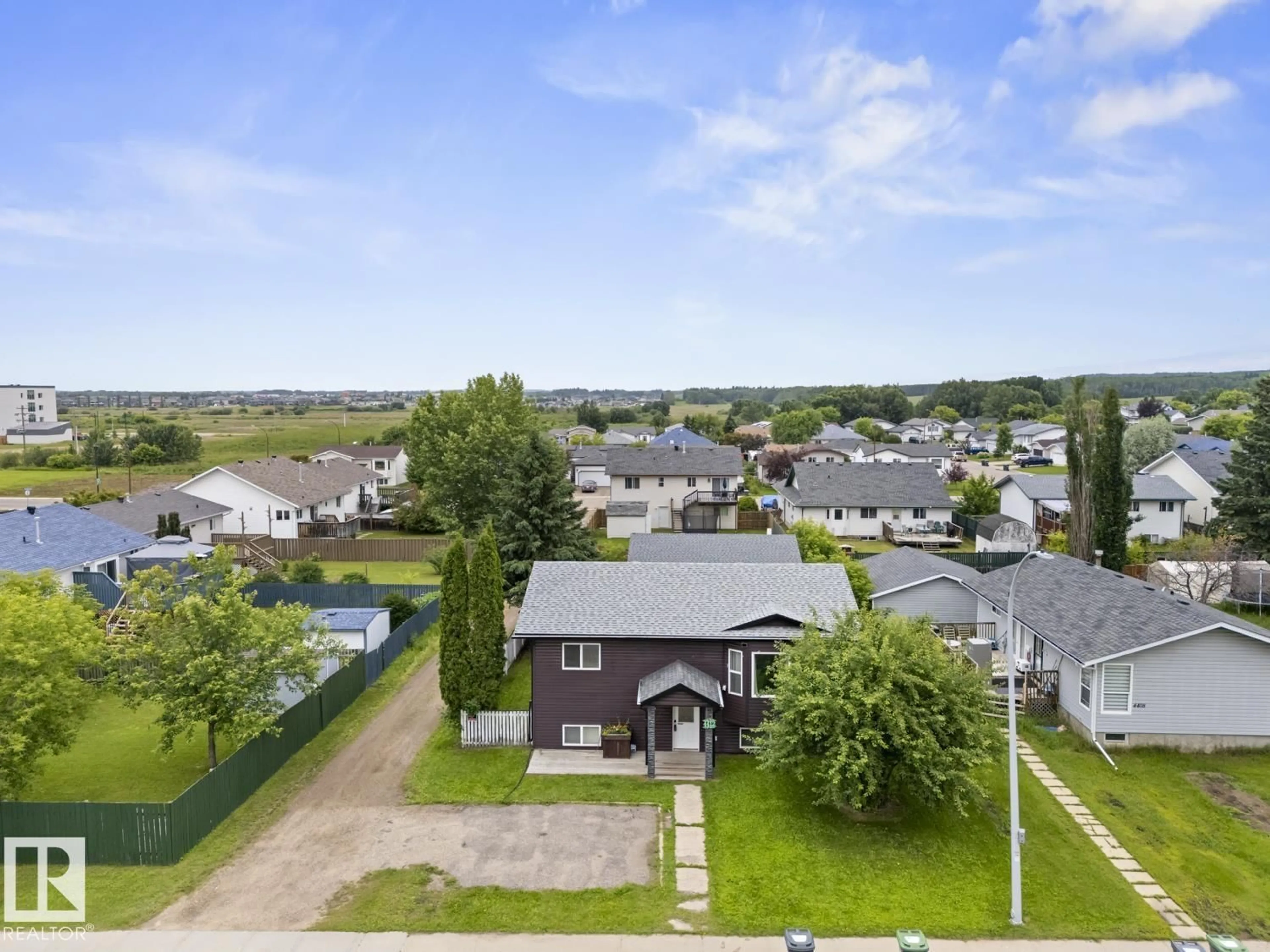 A pic from outside/outdoor area/front of a property/back of a property/a pic from drone, street for 4412 51 AV, Cold Lake Alberta T9M1Z2