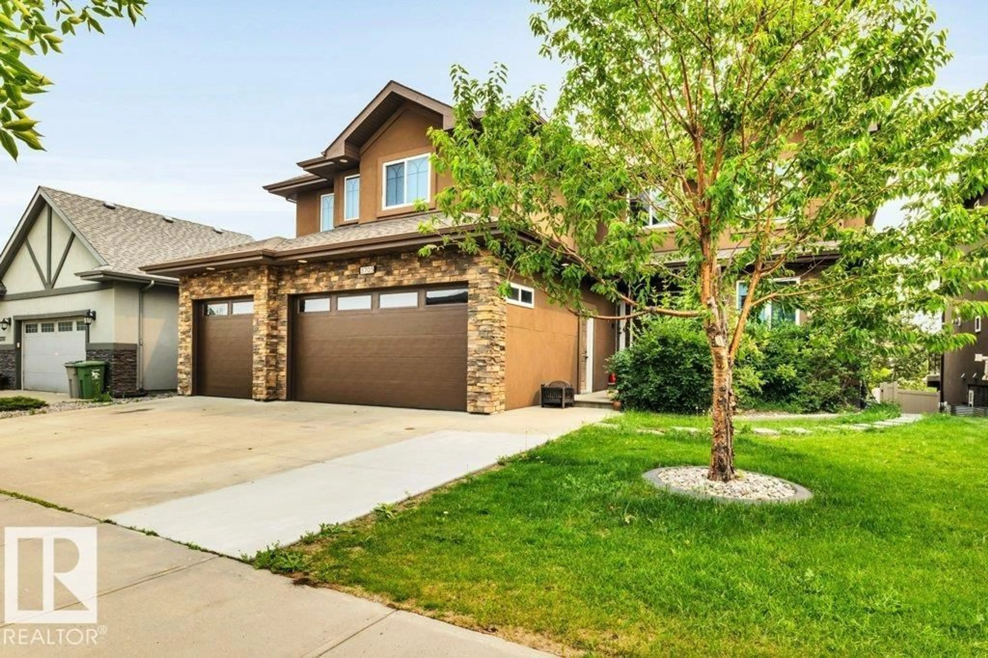 Home with brick exterior material, street for 3705 64 ST, Beaumont Alberta T4X0G4