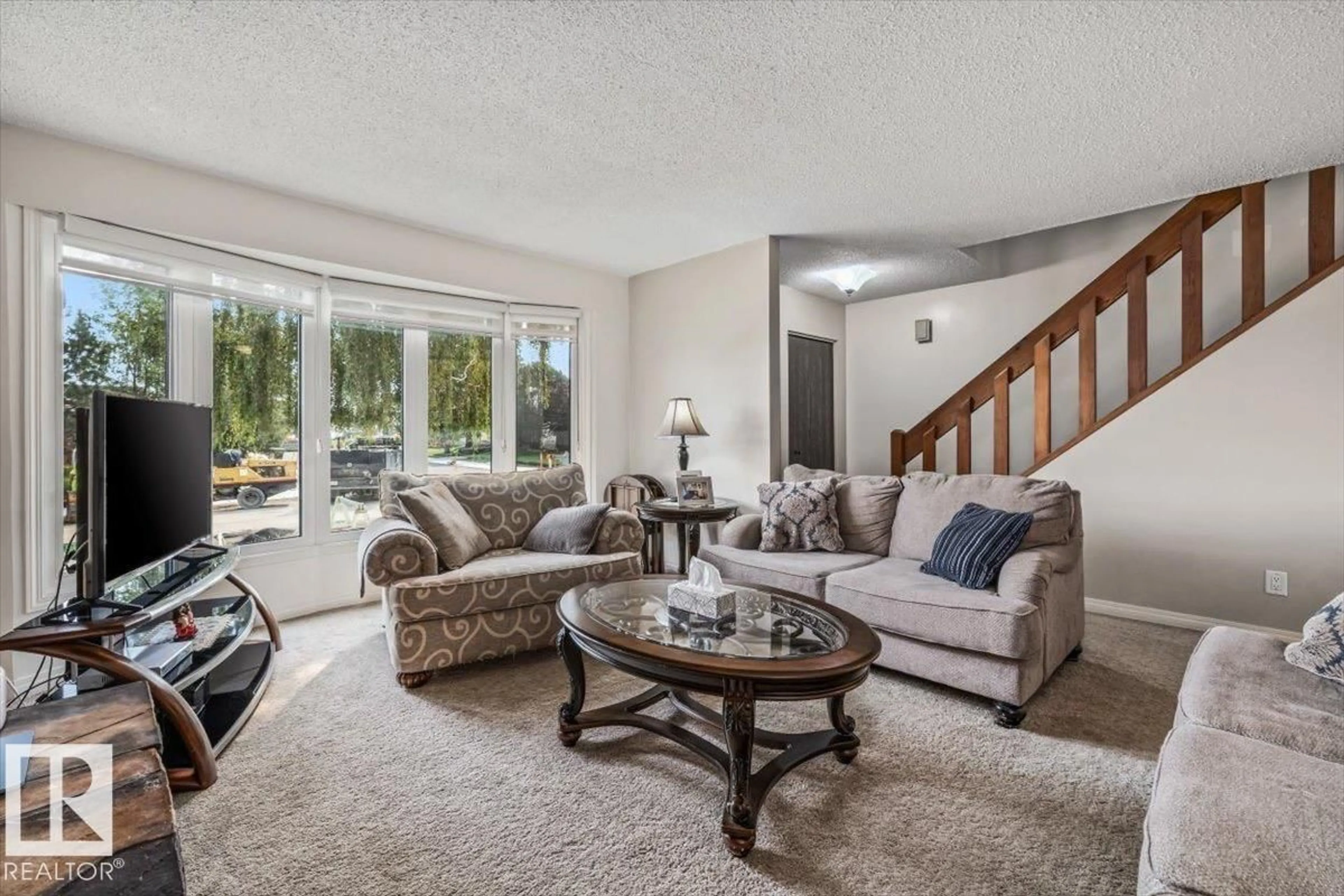 Living room with furniture, unknown for NW - 15624 123 ST, Edmonton Alberta T5X2W3