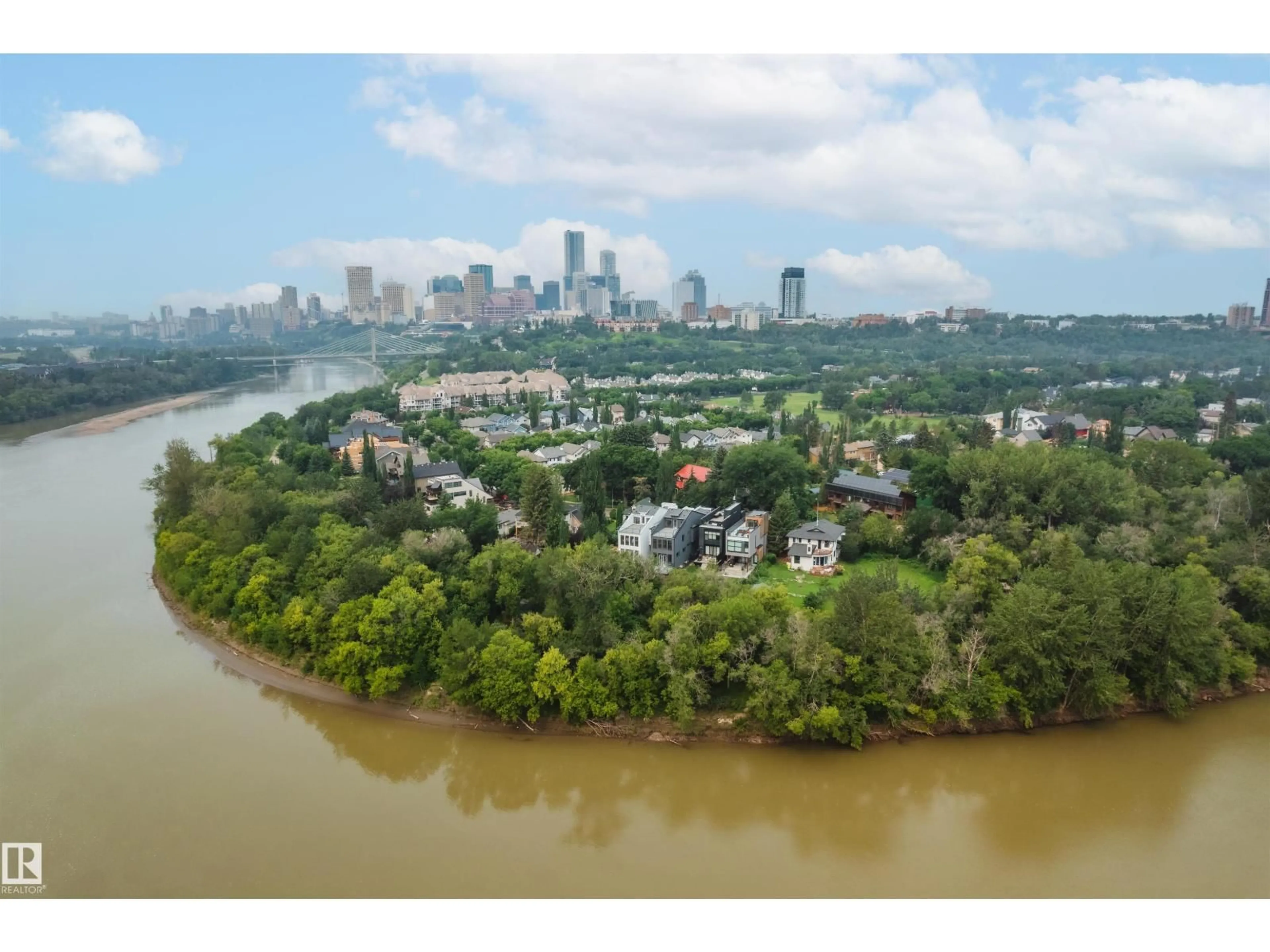 A pic from outside/outdoor area/front of a property/back of a property/a pic from drone, water/lake/river/ocean view for NW - 9919 87 ST, Edmonton Alberta T5H1N2