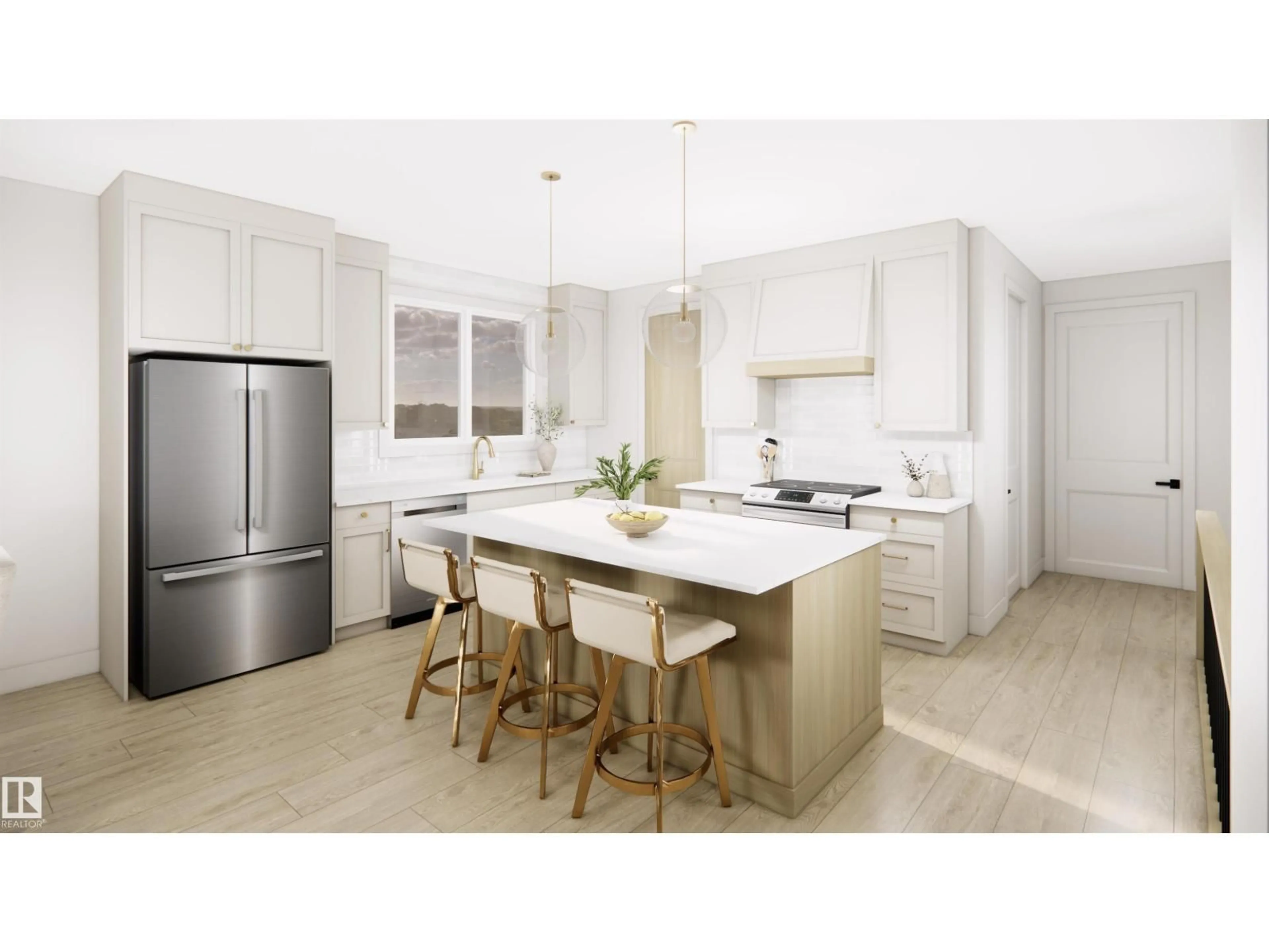 Open concept kitchen, ceramic/tile floor for 23 DARBY CR, Spruce Grove Alberta T7X0W9
