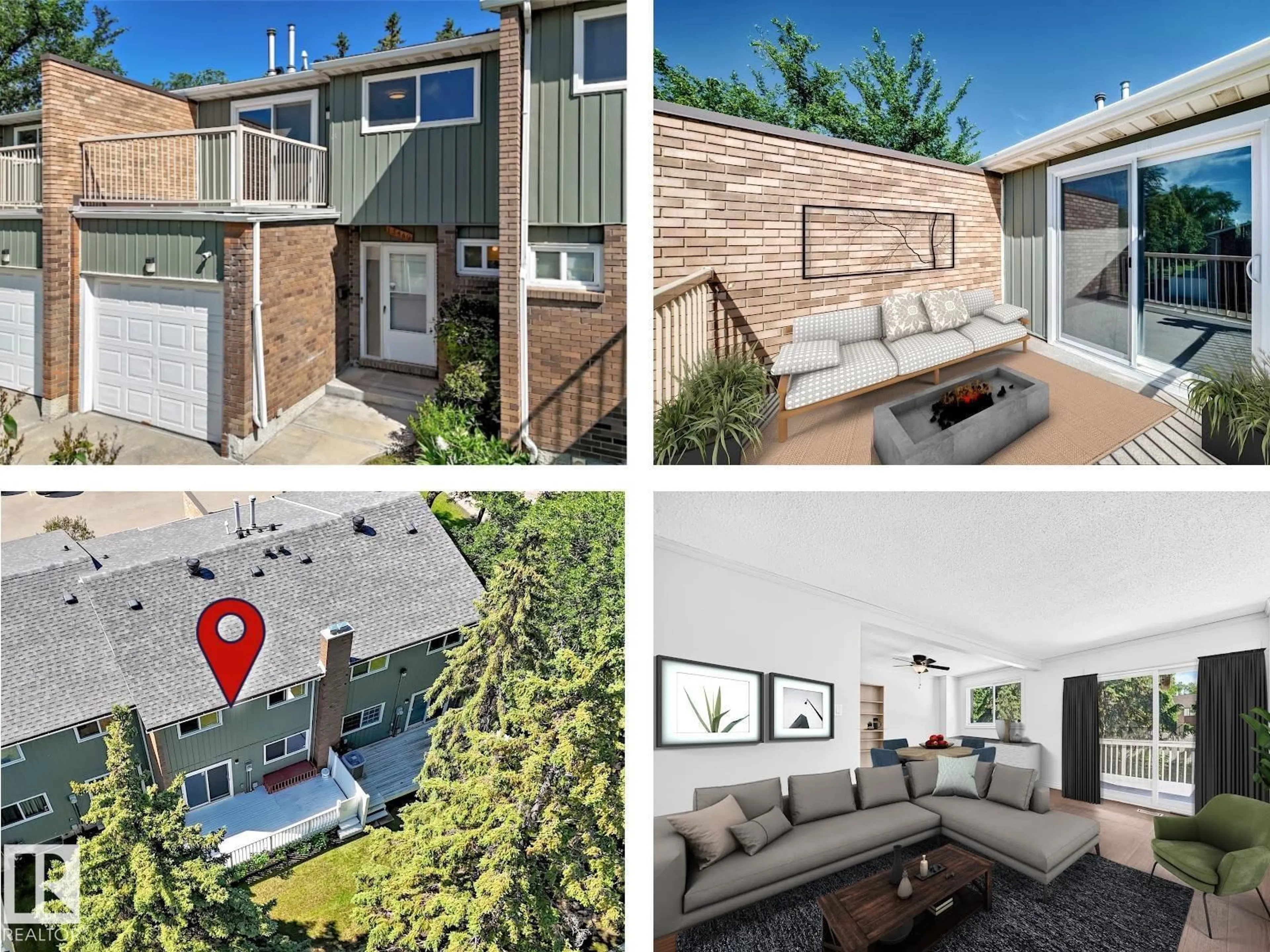 A pic from outside/outdoor area/front of a property/back of a property/a pic from drone, street for NW - 13469 40 ST, Edmonton Alberta T5A3L9