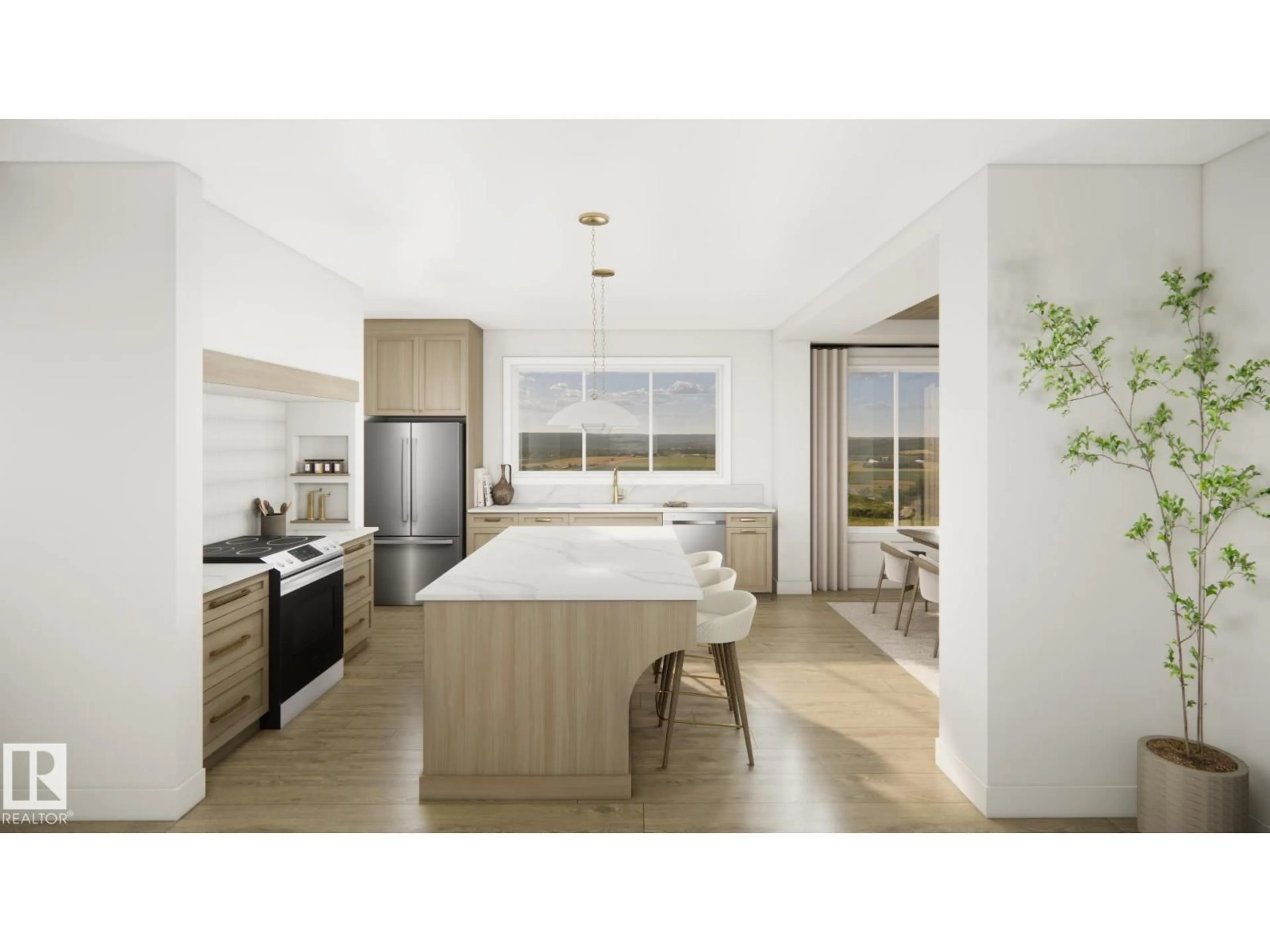 Open concept kitchen, unknown for 15 DARBY CR, Spruce Grove Alberta T7X0W9