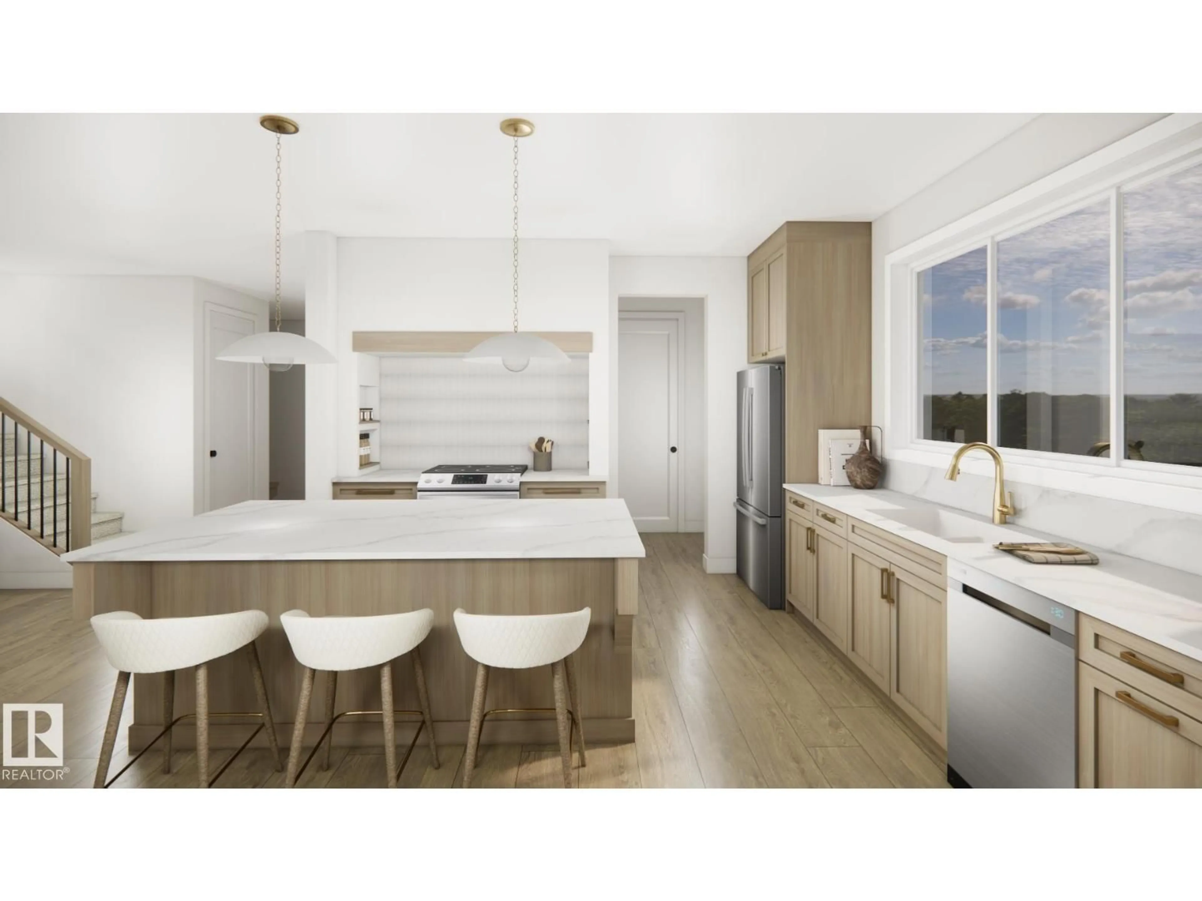 Open concept kitchen, unknown for 15 DARBY CR, Spruce Grove Alberta T7X0W9