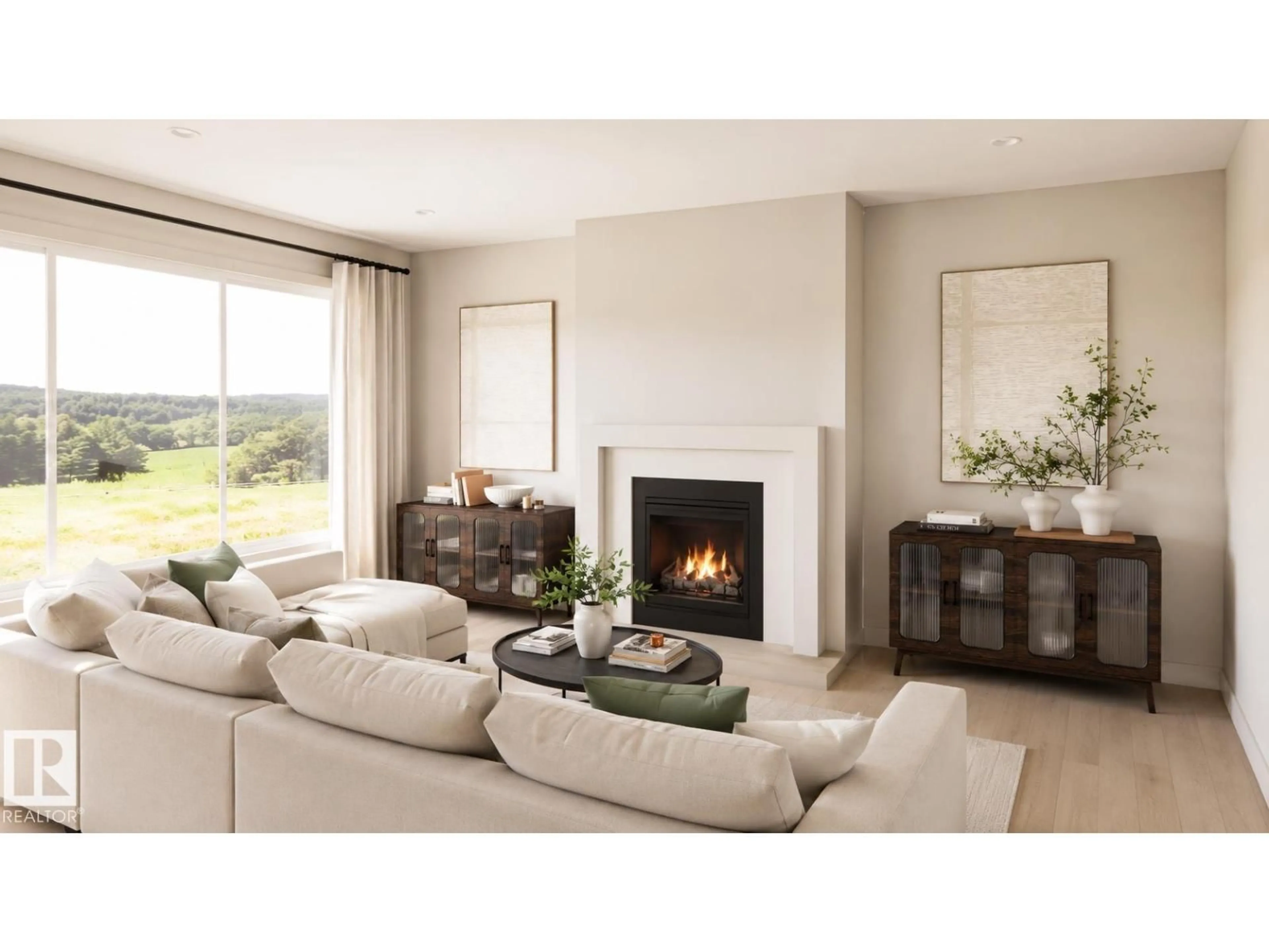 Living room with furniture, unknown for 34 SYDWYCK CIRCLE, Spruce Grove Alberta T7X4C9