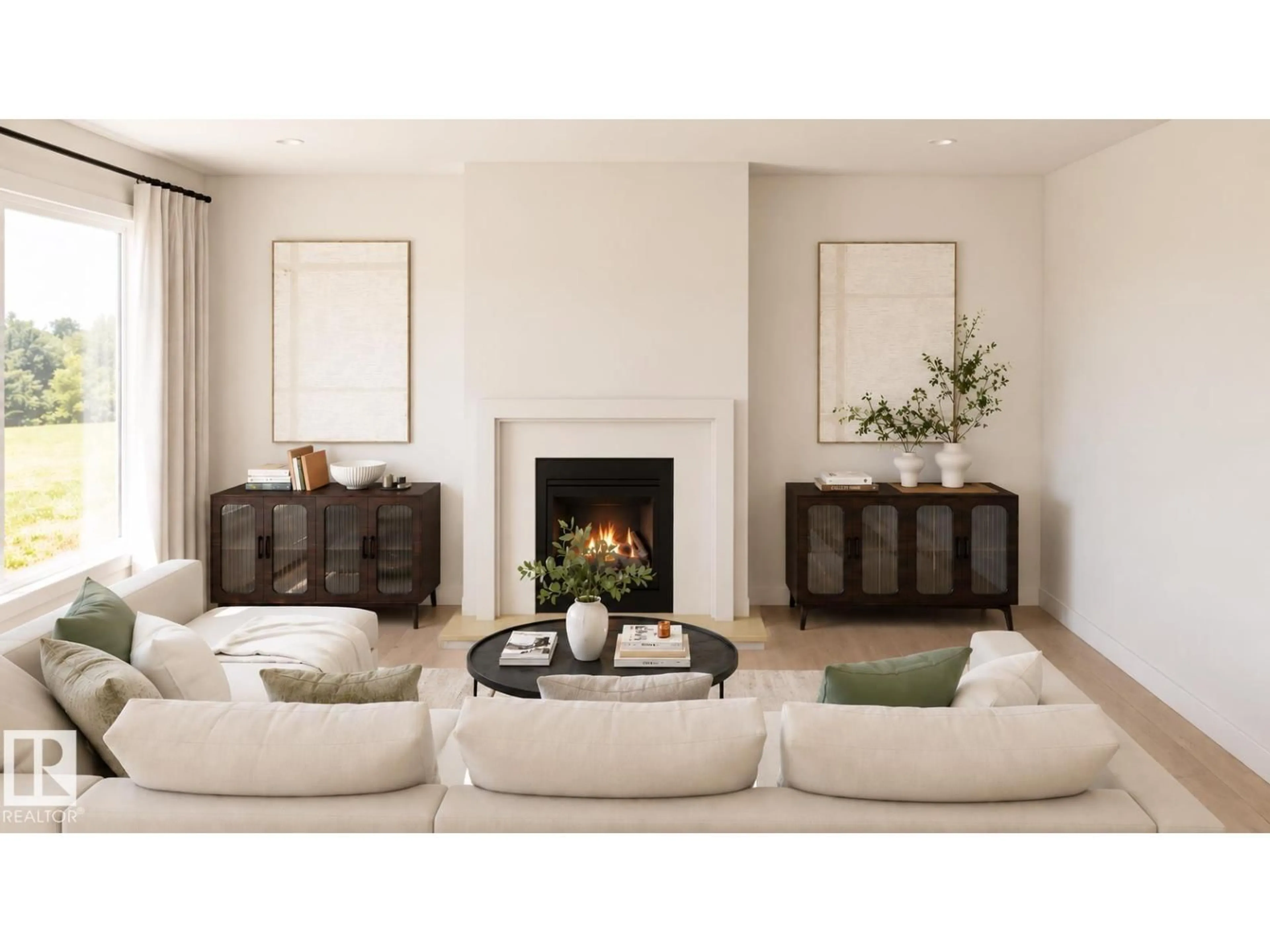 Living room with furniture, unknown for 34 SYDWYCK CIRCLE, Spruce Grove Alberta T7X4C9