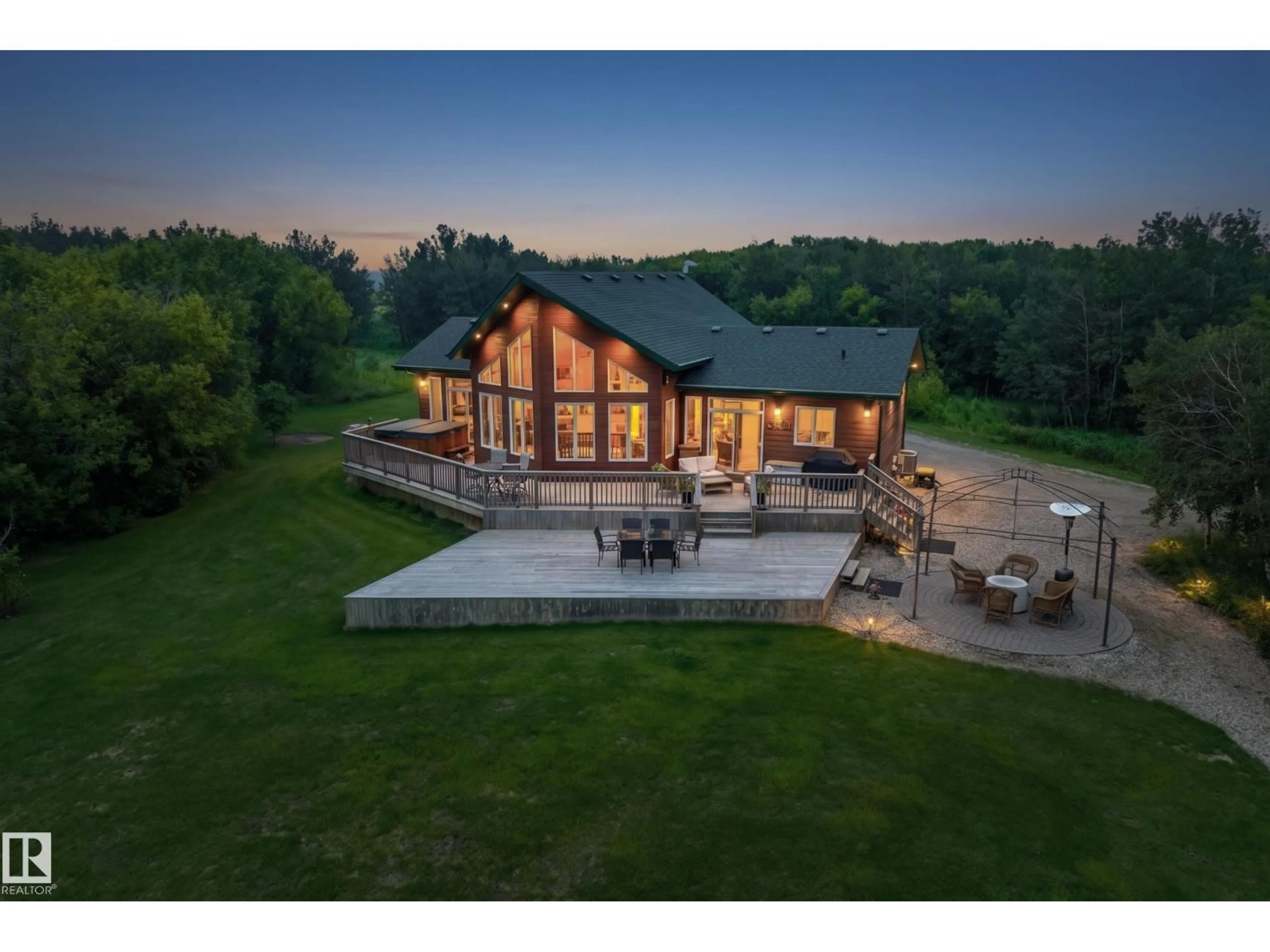 A pic from outside/outdoor area/front of a property/back of a property/a pic from drone, water/lake/river/ocean view for 48108 RR 155, Rural Beaver County Alberta T0B2C0