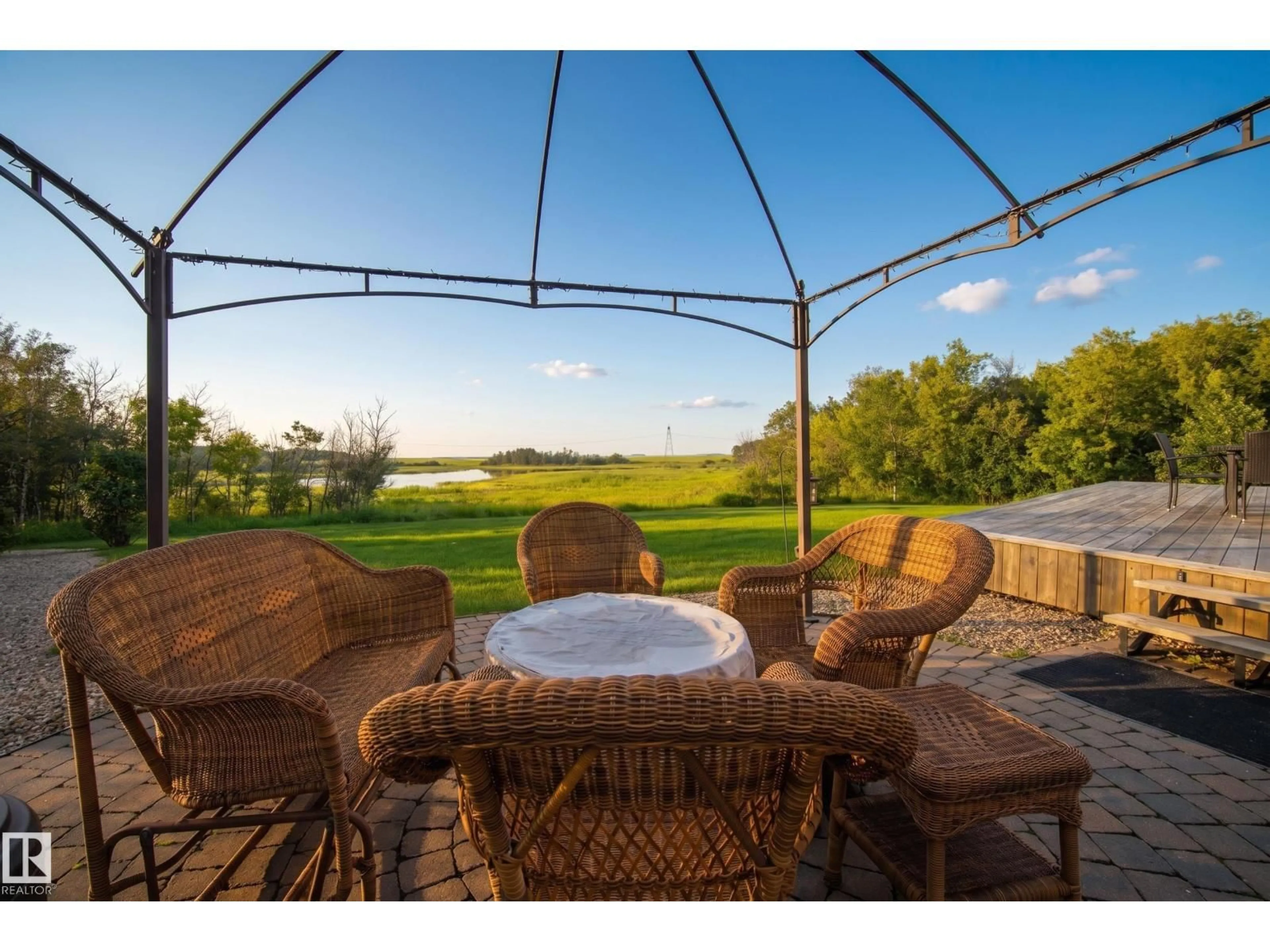 Patio, water/lake/river/ocean view for 48108 RR 155, Rural Beaver County Alberta T0B2C0