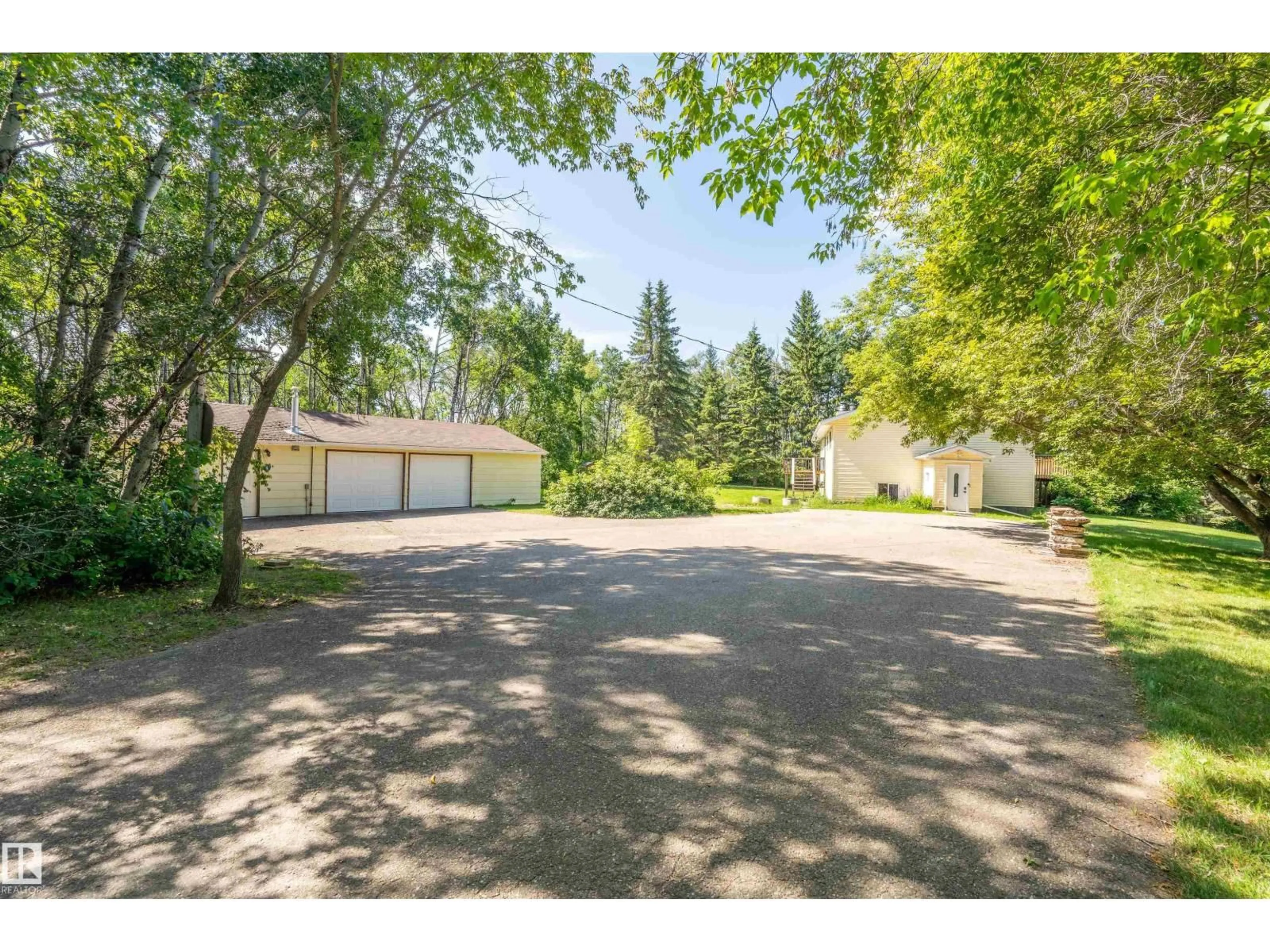 A pic from outside/outdoor area/front of a property/back of a property/a pic from drone, street for 42217 TWP 624, Rural Bonnyville M.D. Alberta T9M2P2