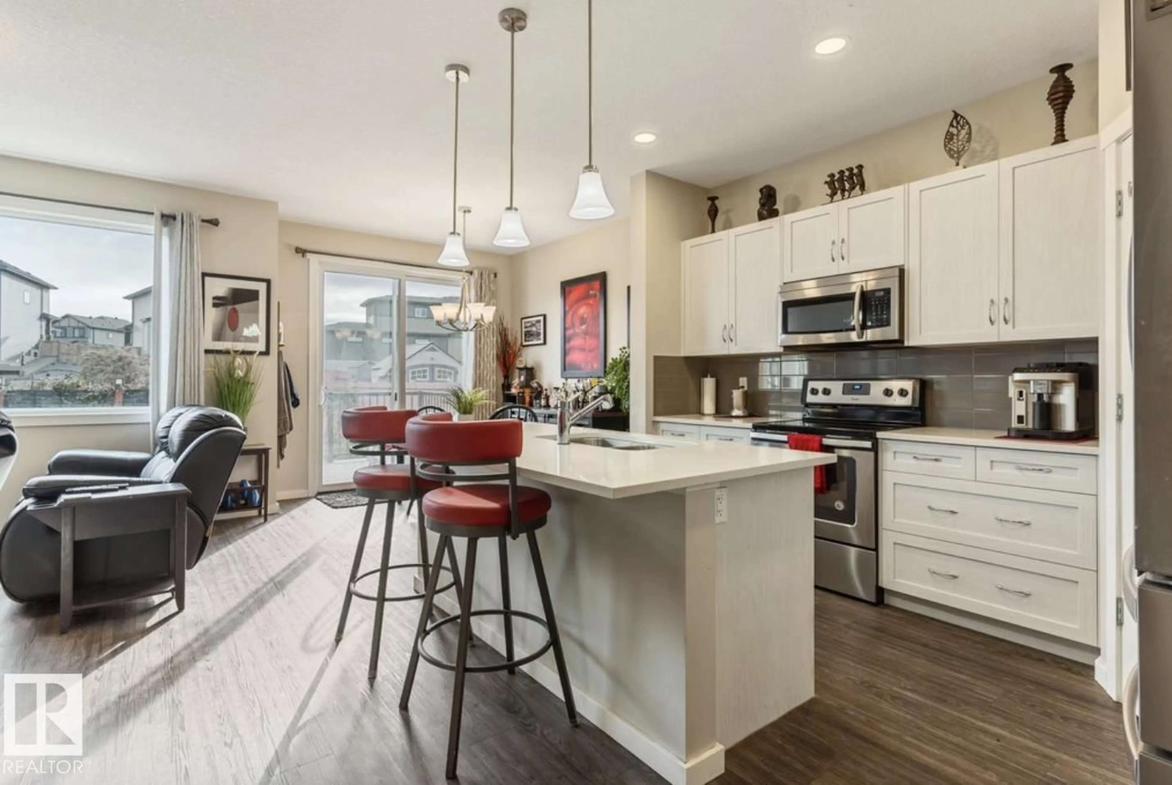 Open concept kitchen, ceramic/tile floor for NW - 12737 205 ST, Edmonton Alberta T5S0L8