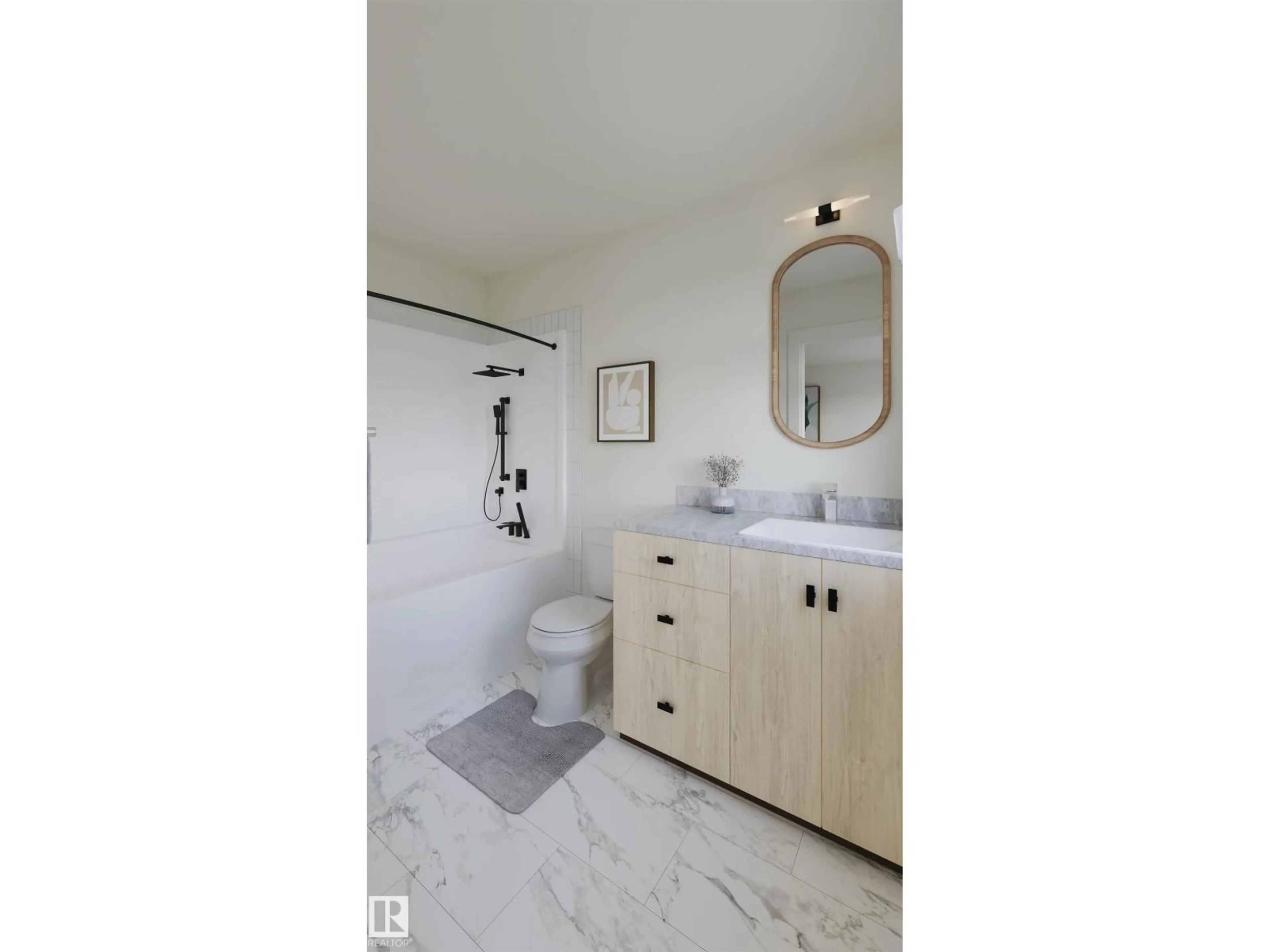 Contemporary bathroom, ceramic/tile floor for 184 CATRIA PT, Sherwood Park Alberta T8H3B2
