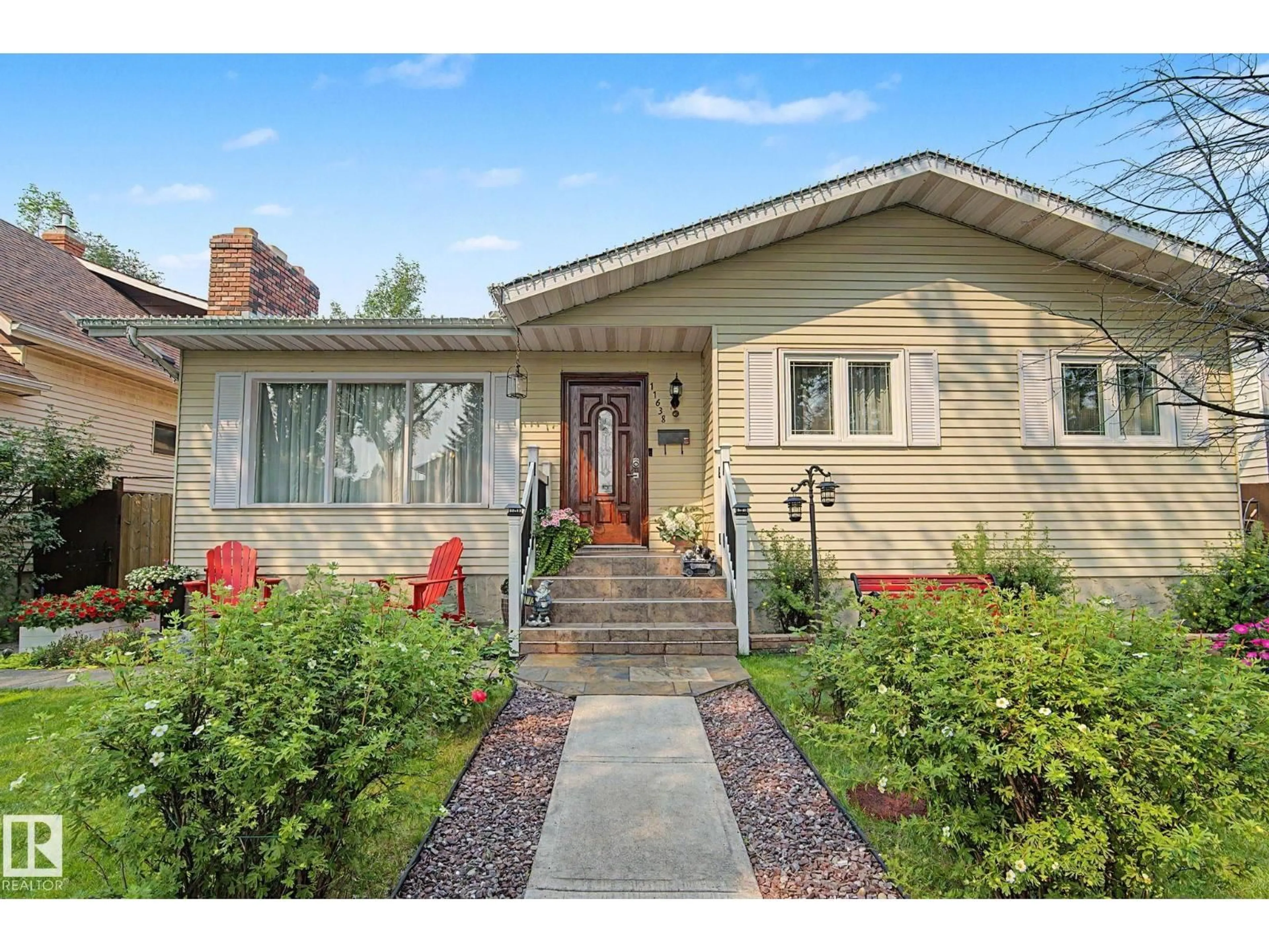 Home with brick exterior material, street for NW - 11638 123 ST, Edmonton Alberta T5M0G6