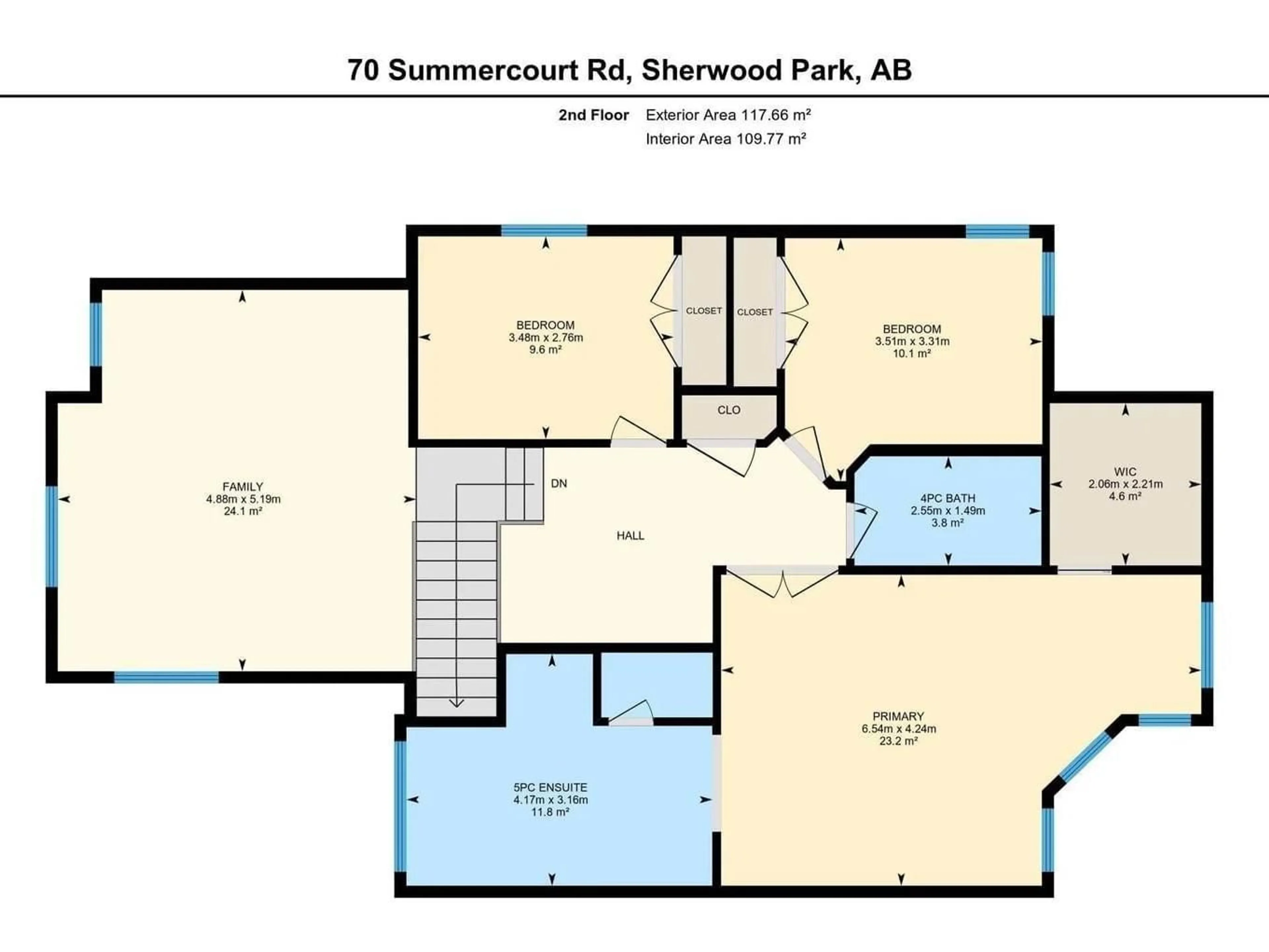 Floor plan for 70 SUMMERCOURT RD, Sherwood Park Alberta T8H2V9