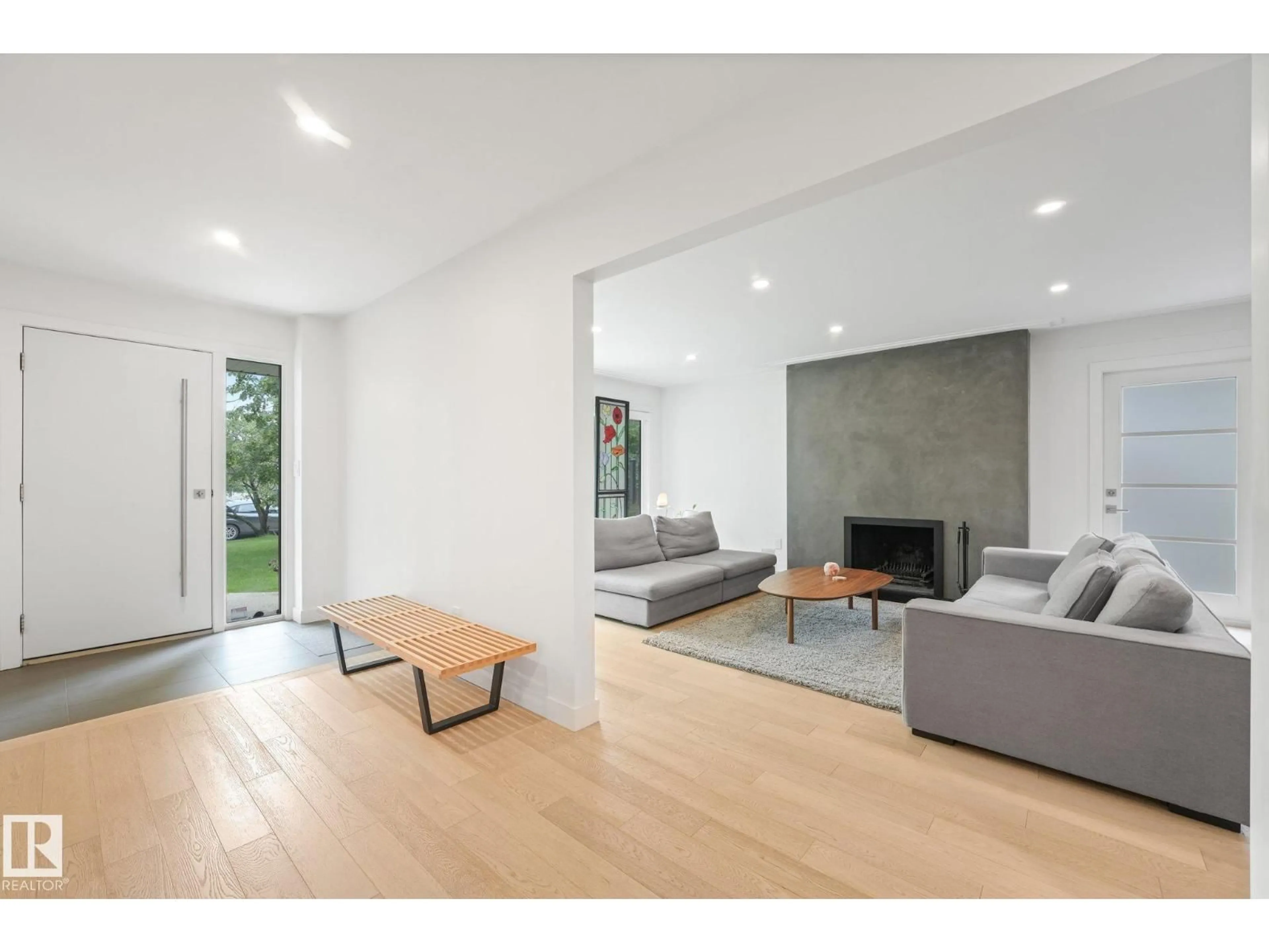 Living room with furniture, unknown for 14128 98 AV, Edmonton Alberta T5N0G1