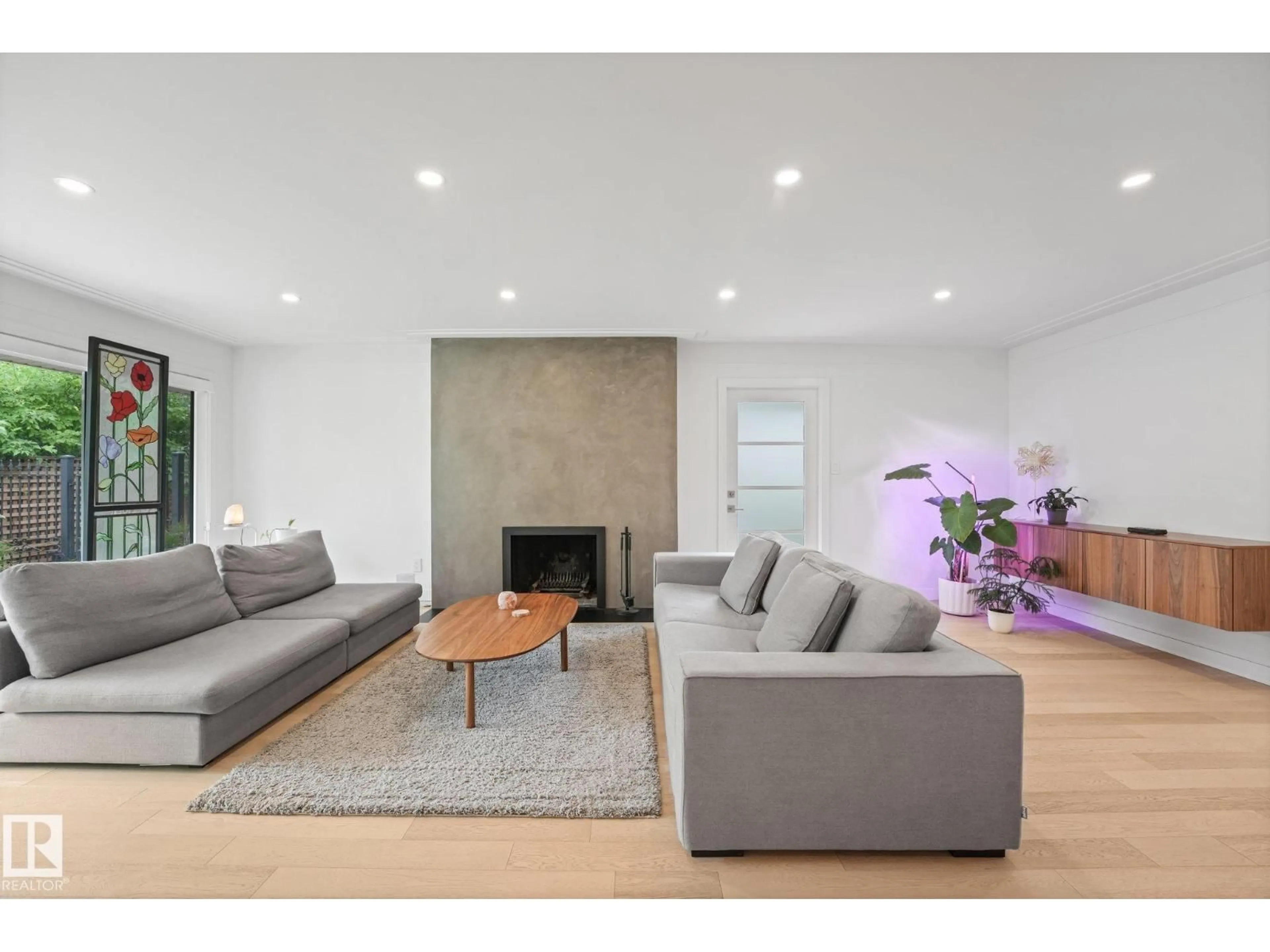 Living room with furniture, unknown for 14128 98 AV, Edmonton Alberta T5N0G1
