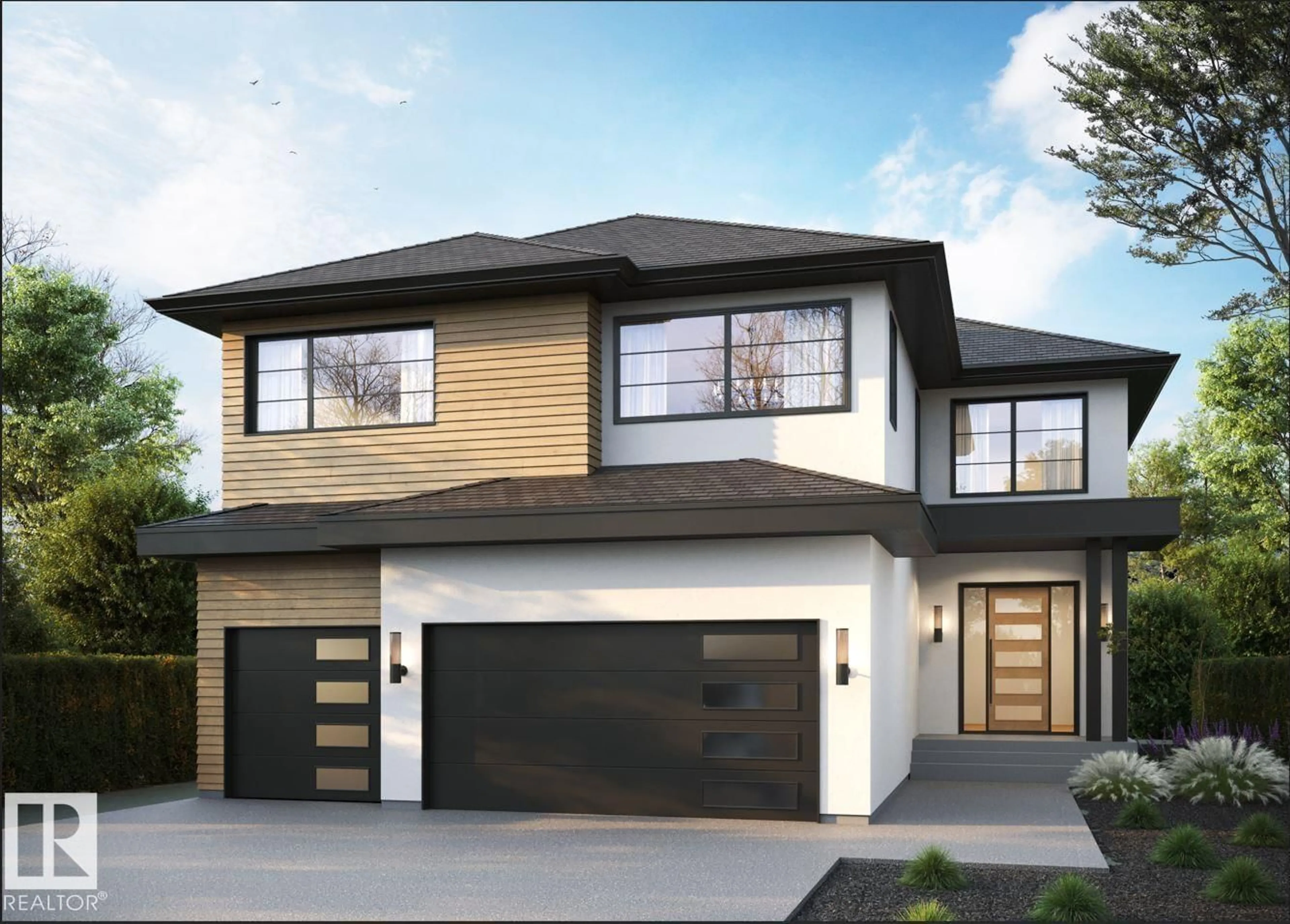 Home with brick exterior material, street for 4117 GINSBERG PL, Edmonton Alberta T5T4V1