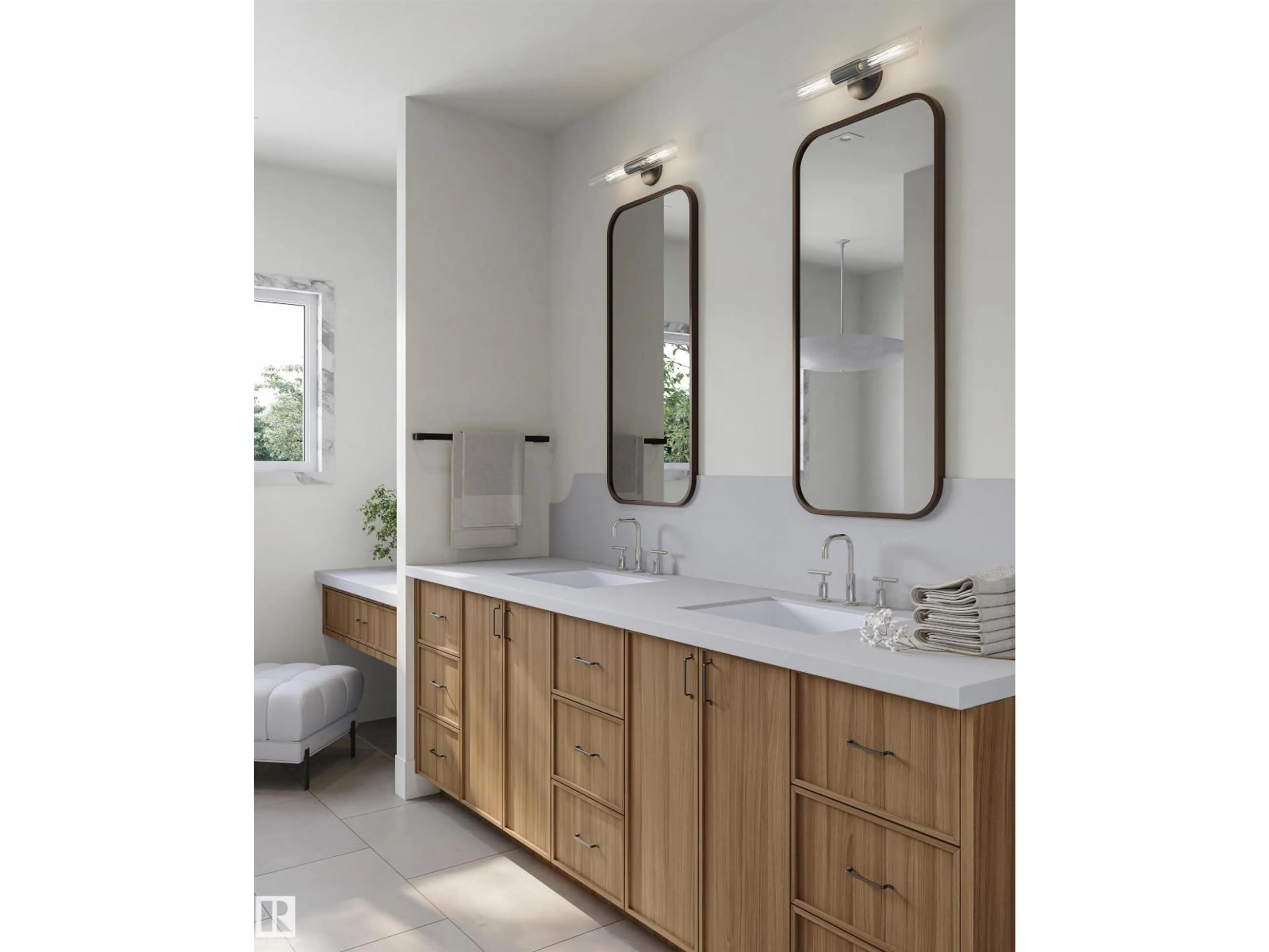 Contemporary bathroom, ceramic/tile floor for 4117 GINSBERG PL, Edmonton Alberta T5T4V1