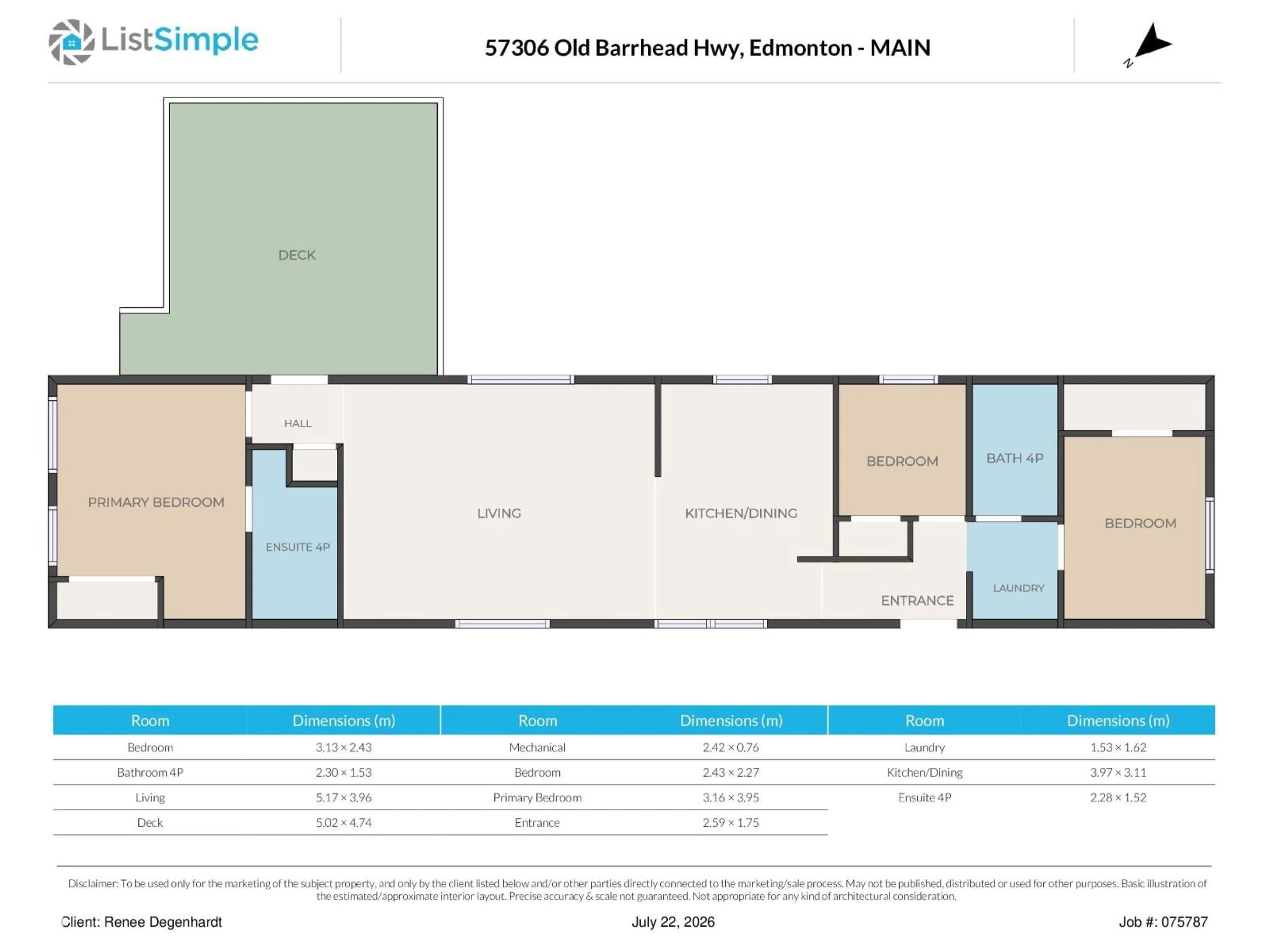 Floor plan for 57306 OLD BARRHEAD HI, Rural Lac Ste. Anne County Alberta T0E1A0